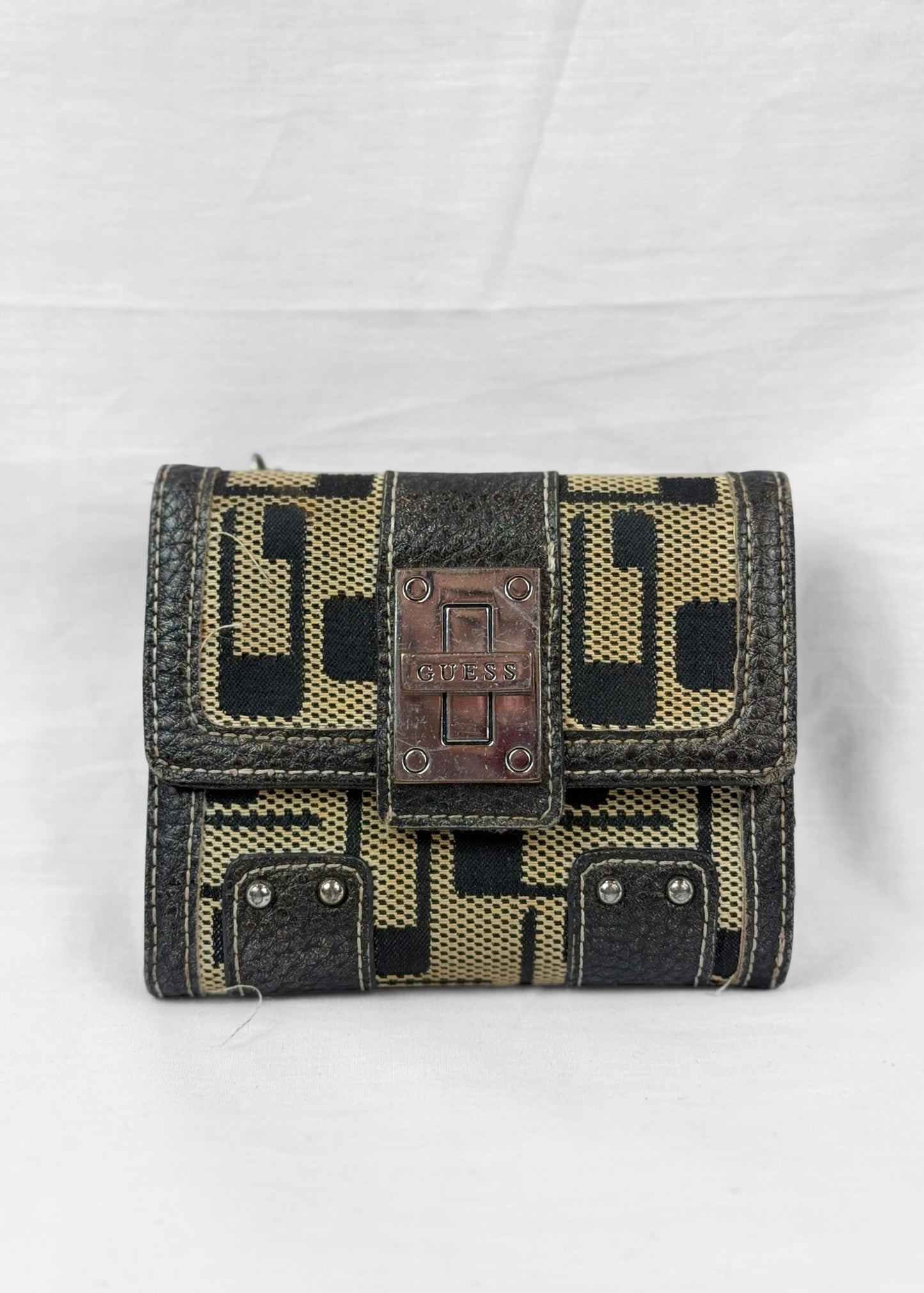 Vintage Guess Monogram Wallet Small