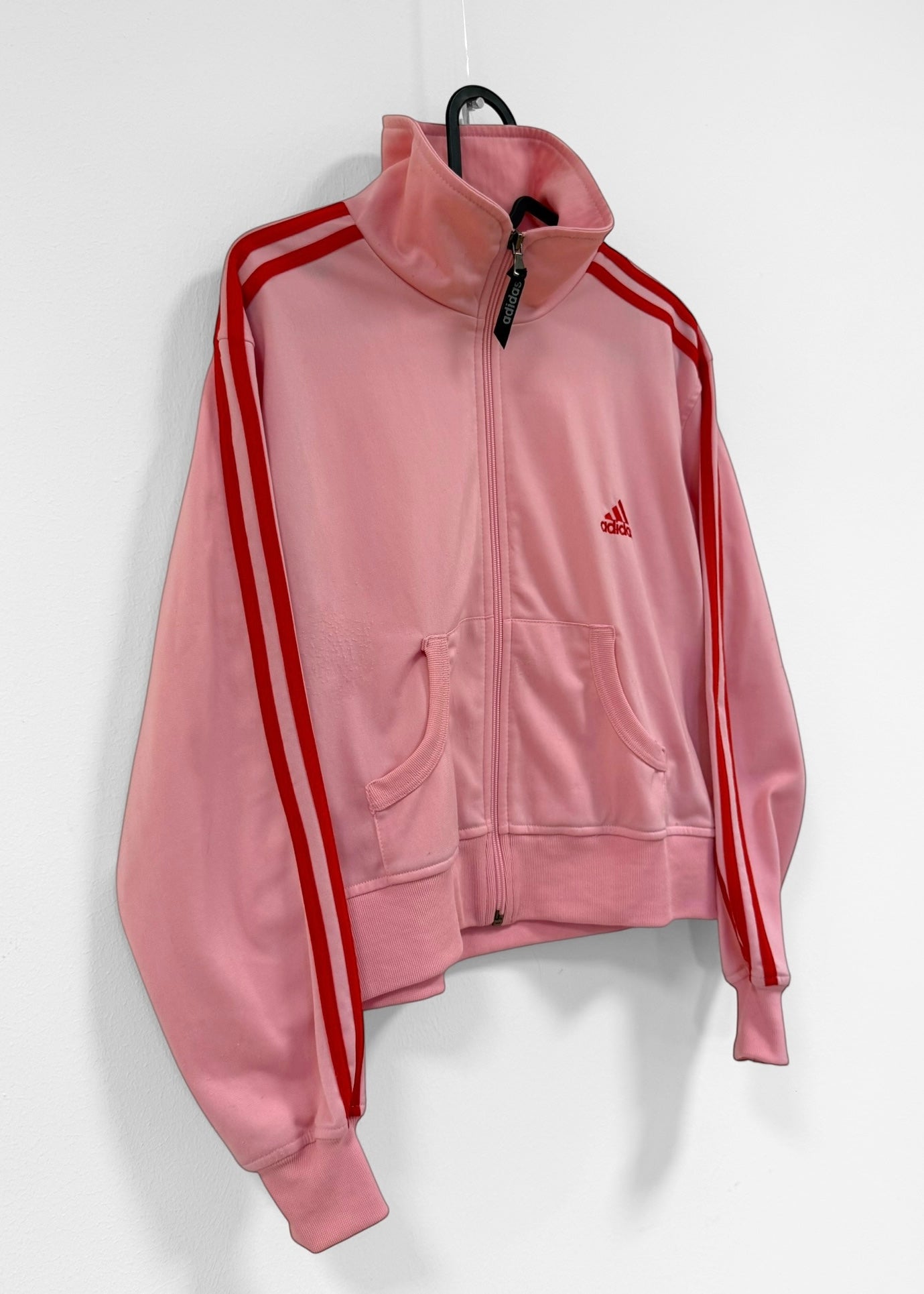 Vintage Adidas Track Jacket – Pink (M)
