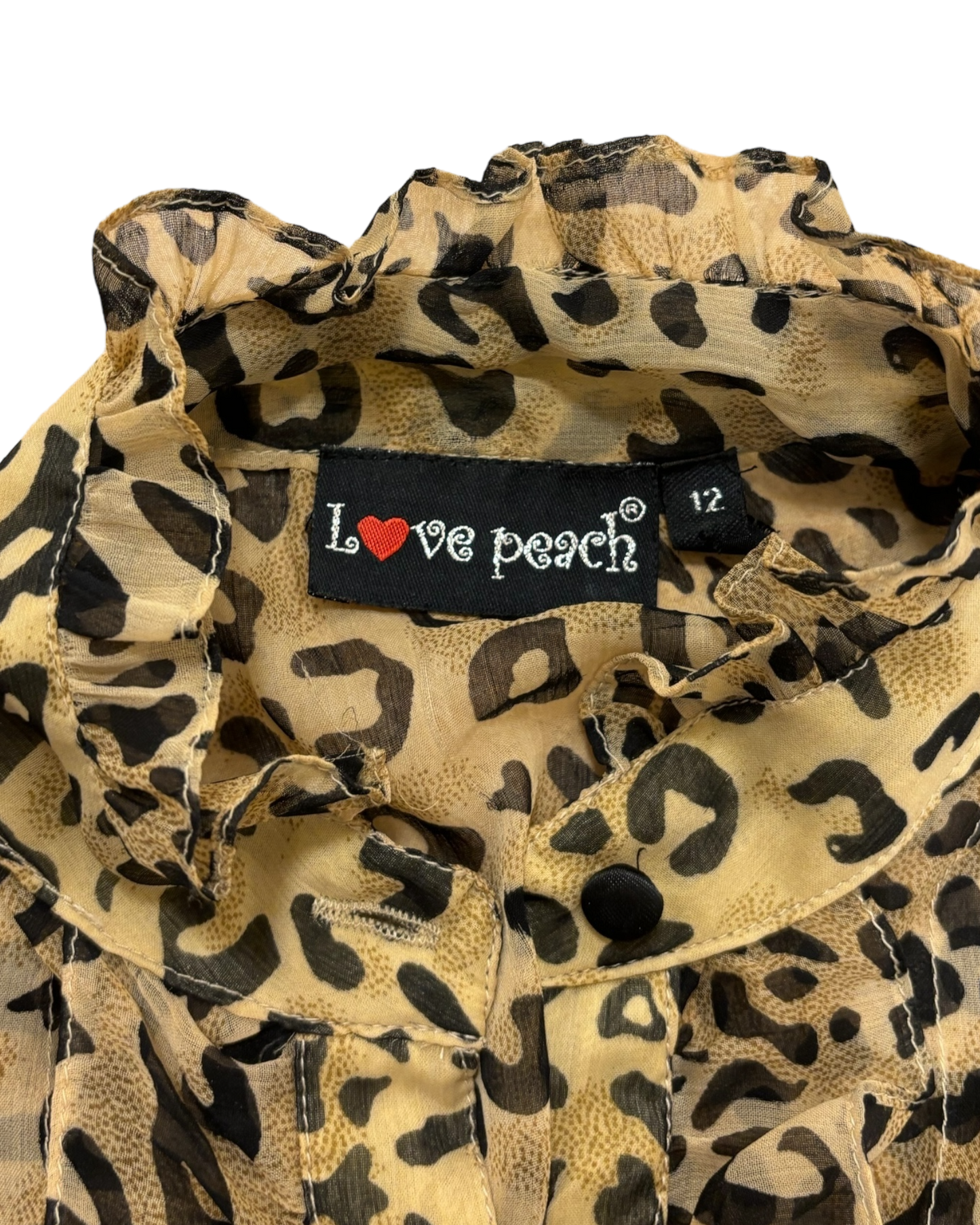 Leopard Y2K Top L