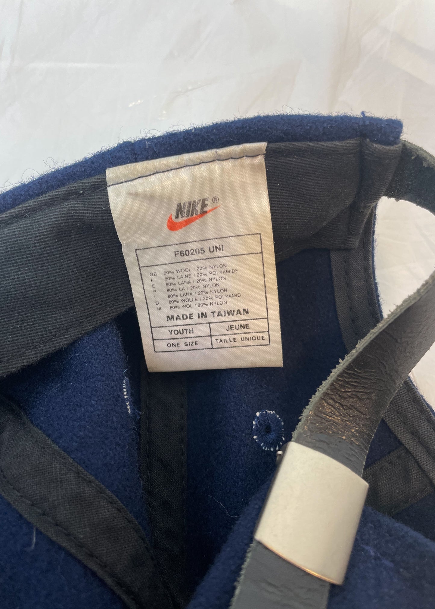 RARE Wool Spellout Nike Cap