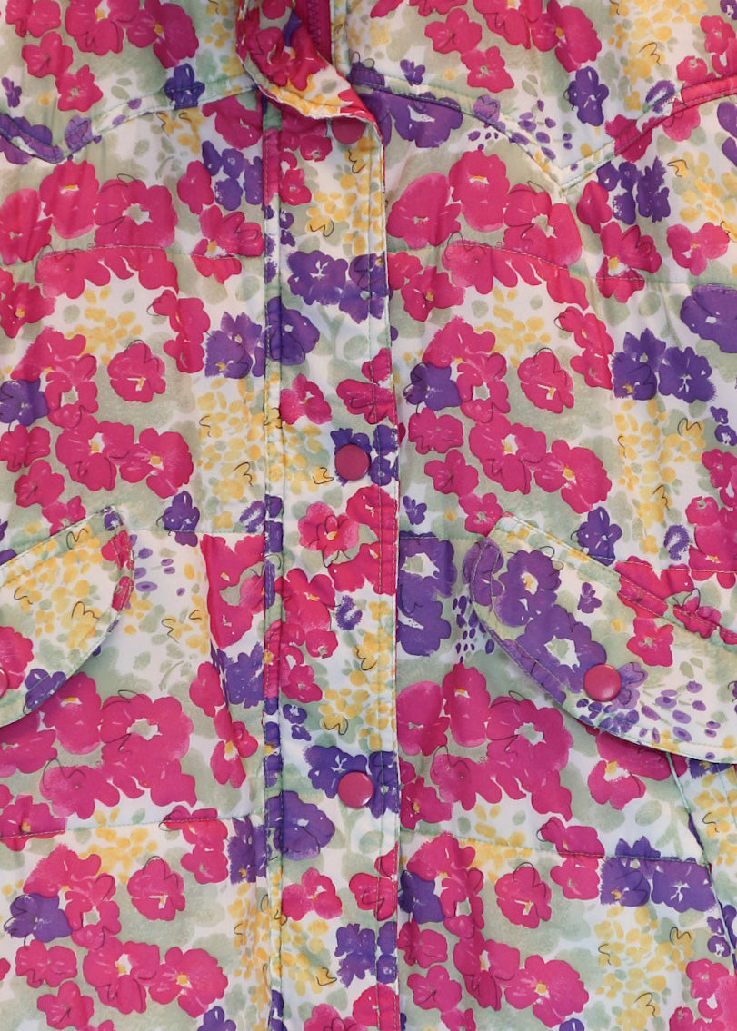Vintage Floral Bodywarmer L