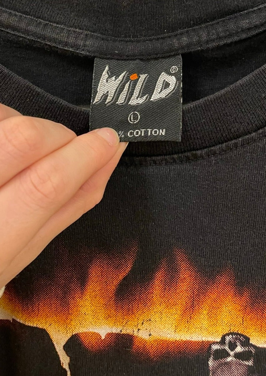 Vintage Skull Graphic Tee L