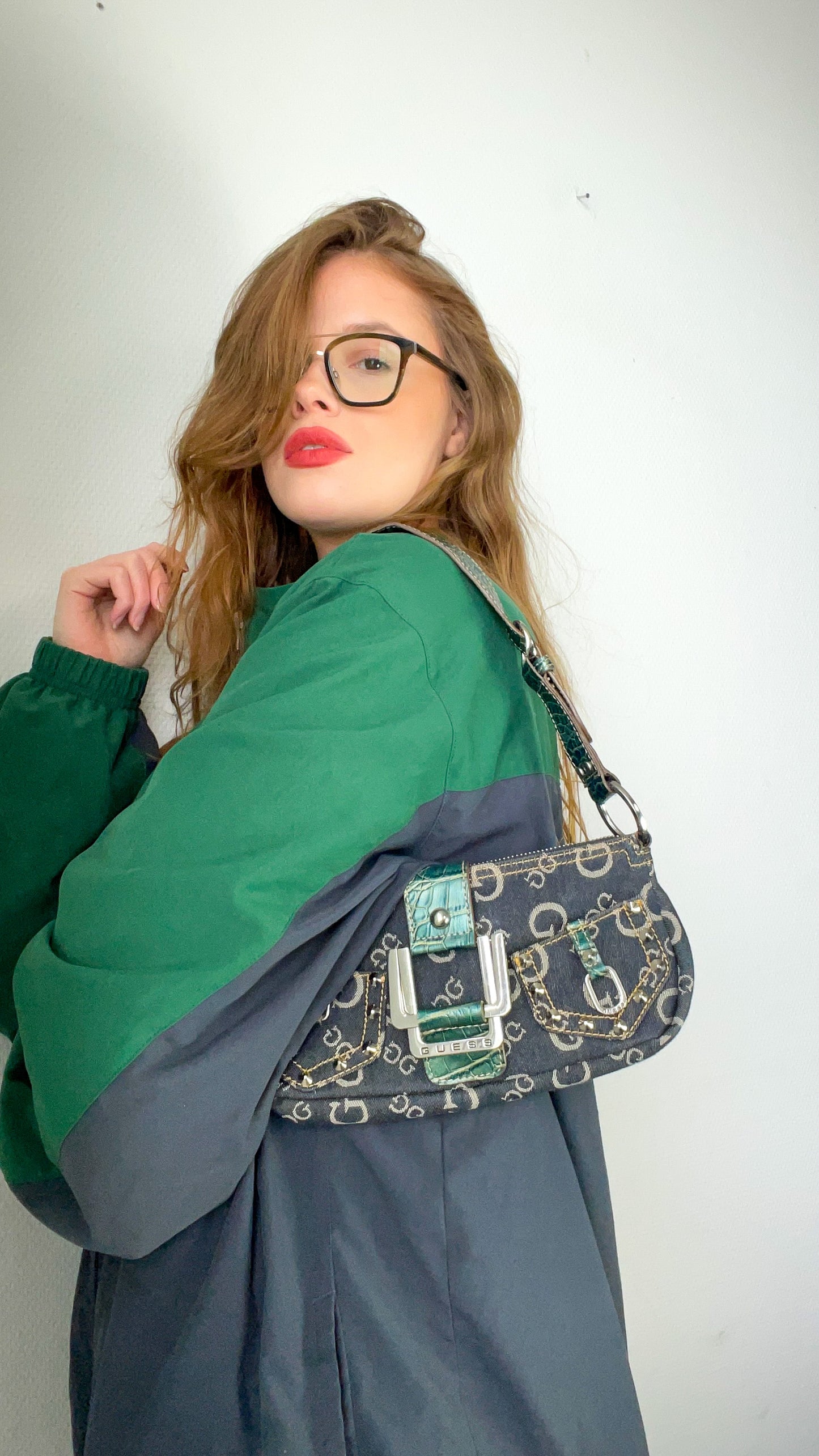 Vintage Guess monogram bag