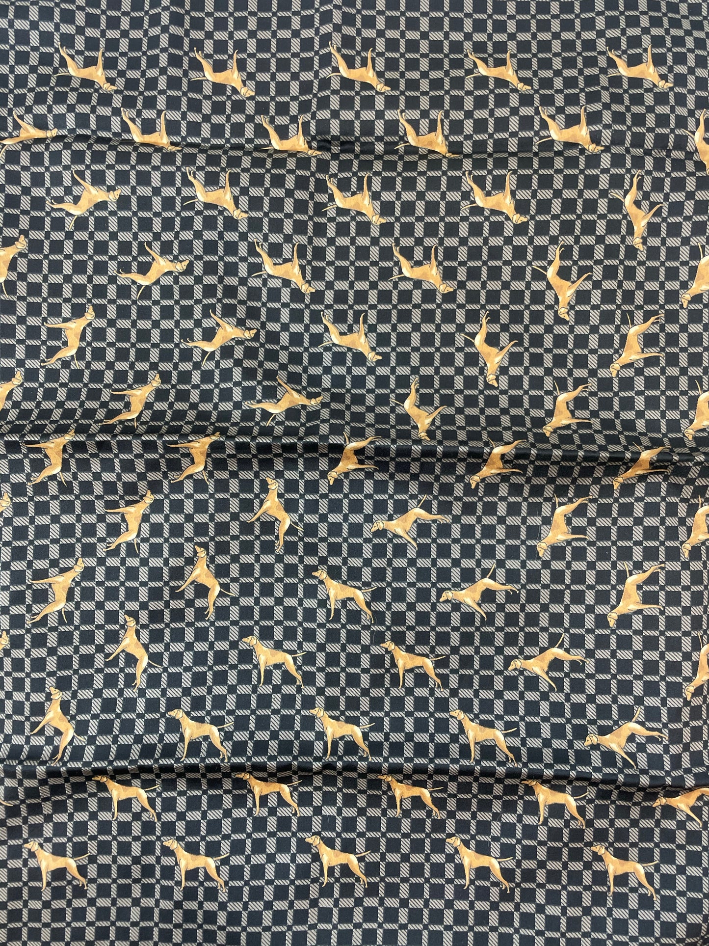 Vintage Silky Dog Headscarf