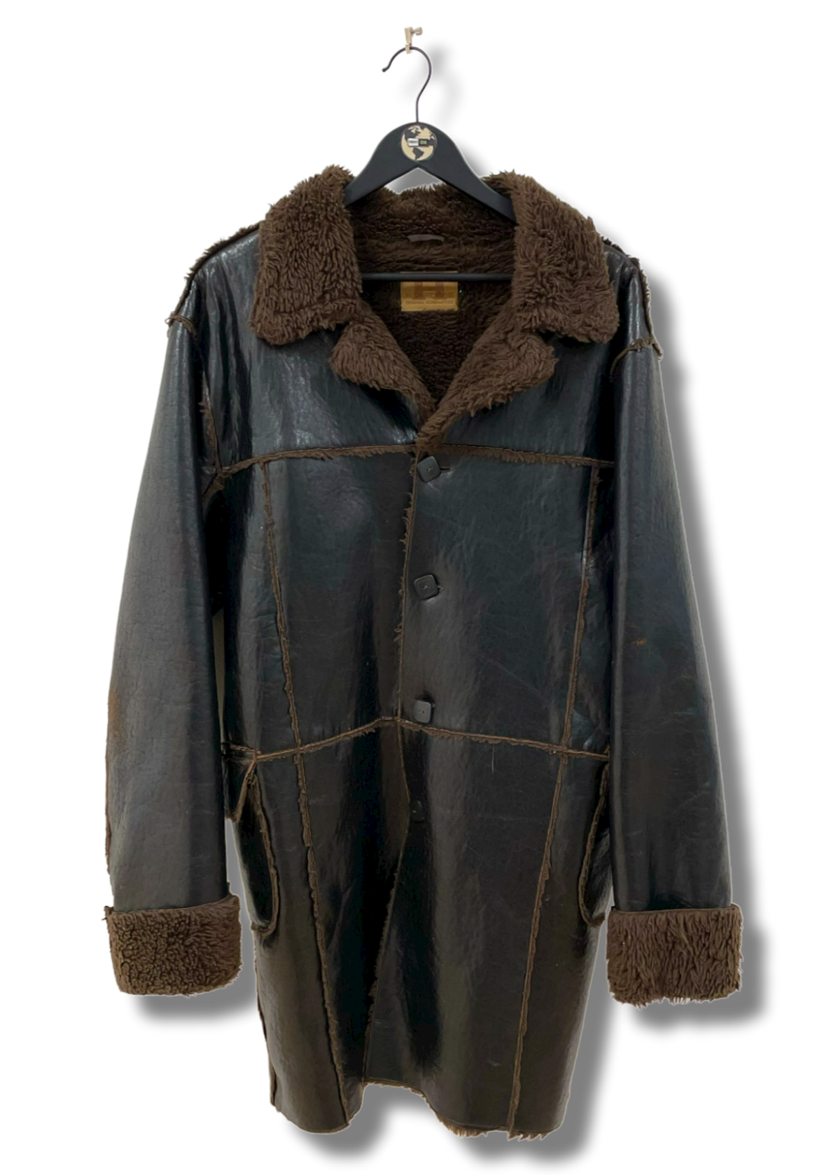 Vintage H.Landers Faux Leather Jacket – Thrift On Store Vintage H.Landers Faux Leather Jacket – Thrift On Store