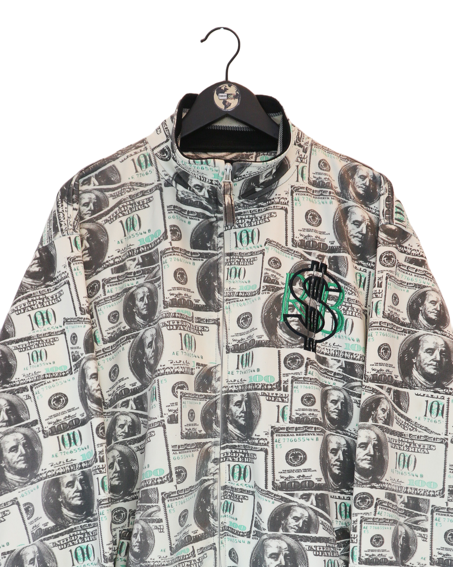 RARE Dollar zip up L