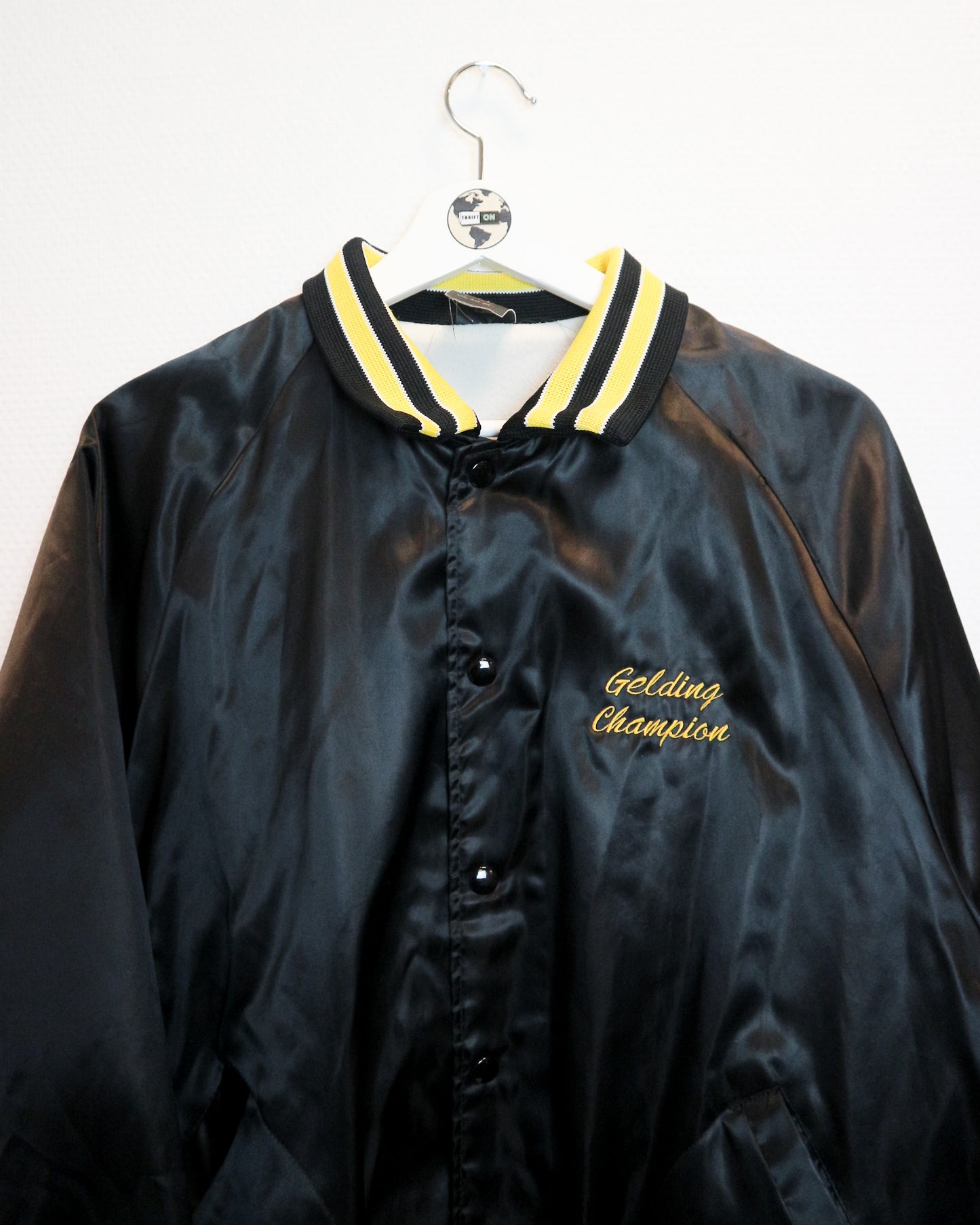 USA Satin Bomber Jacket L