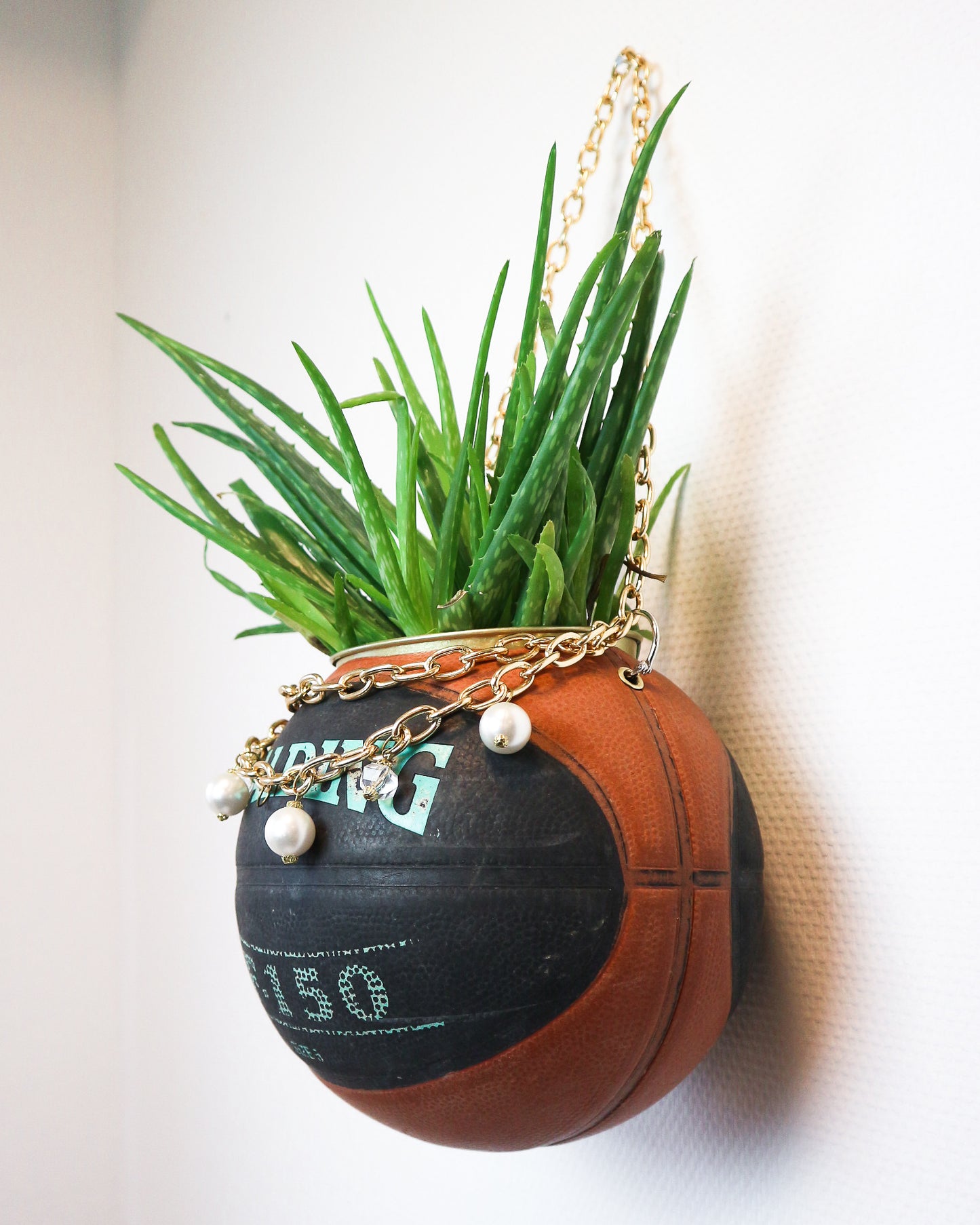 Reworked Basketball Planter SAMPLE