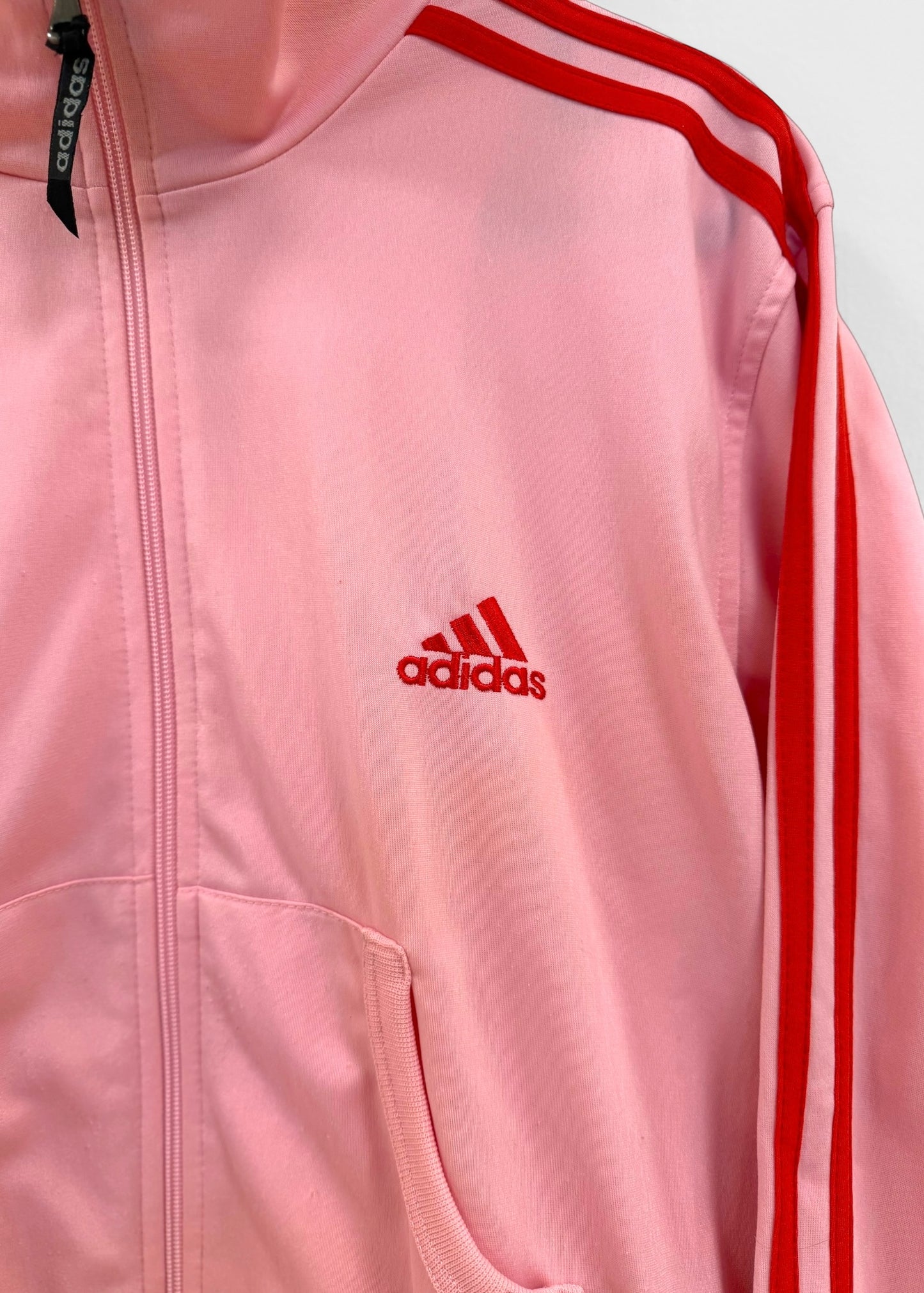 Vintage Adidas Track Jacket – Pink (M)