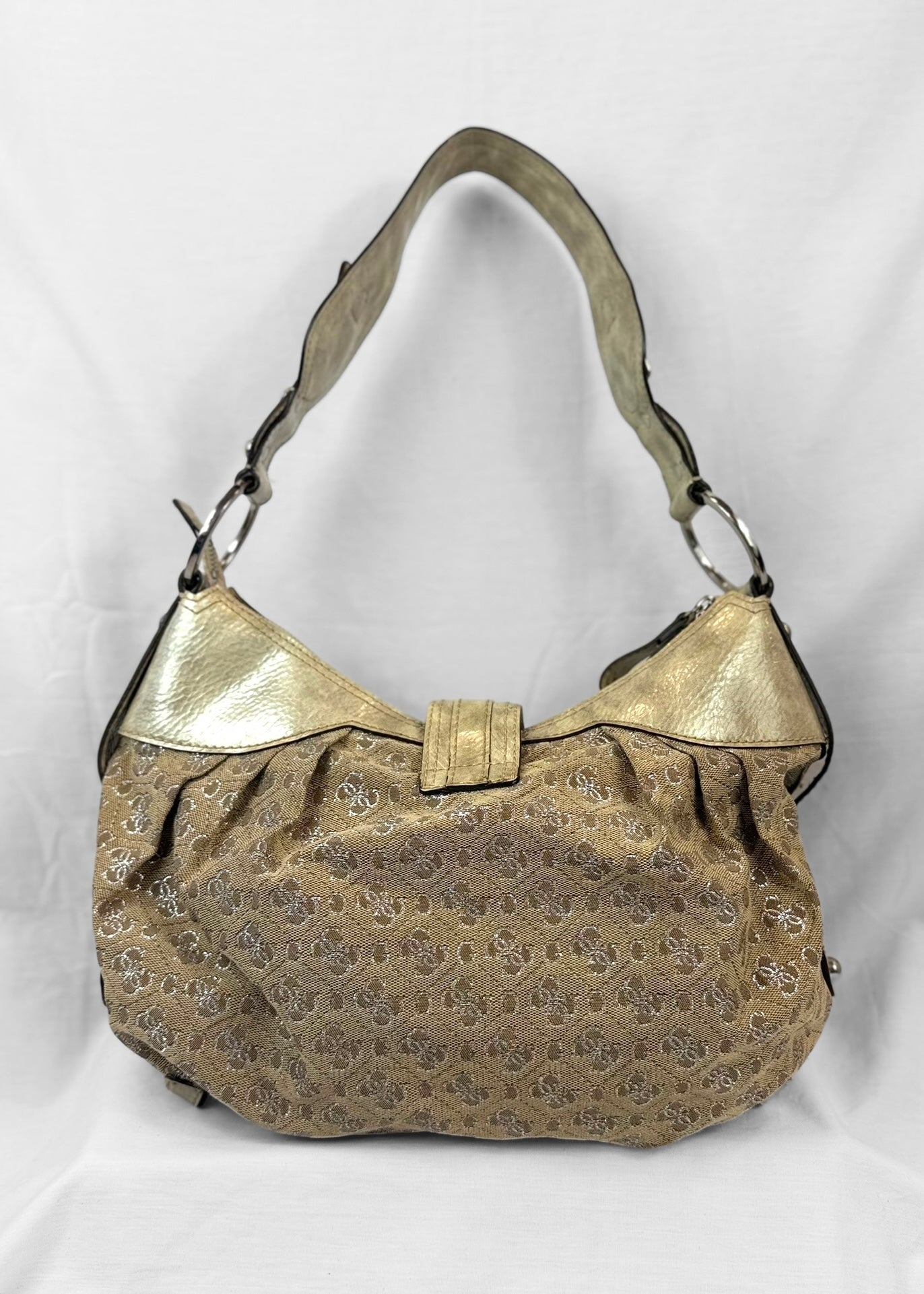 Vintage Guess Bag in Cream Gold
