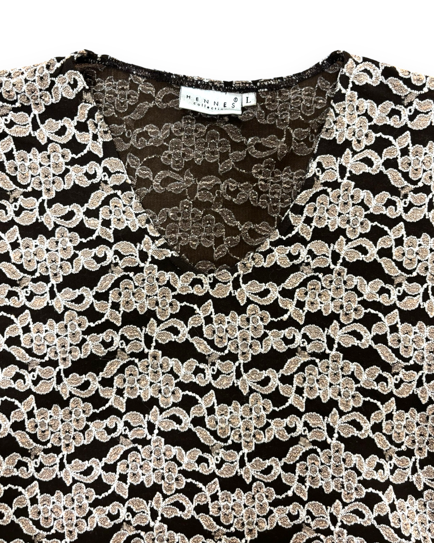 Vintage Hennes Mesh Top L