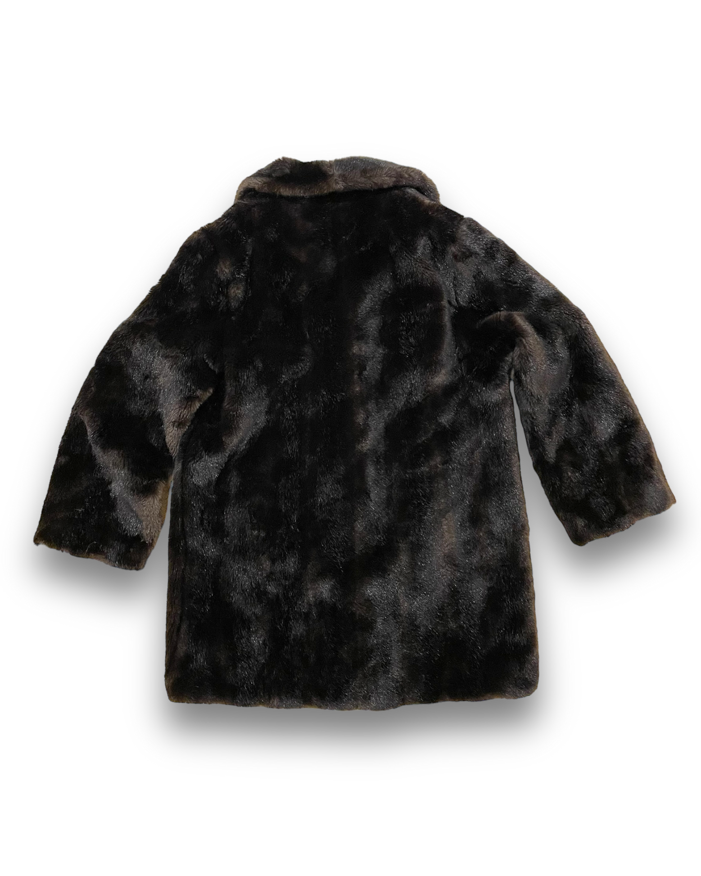 Vintage Faux Fur Coat L