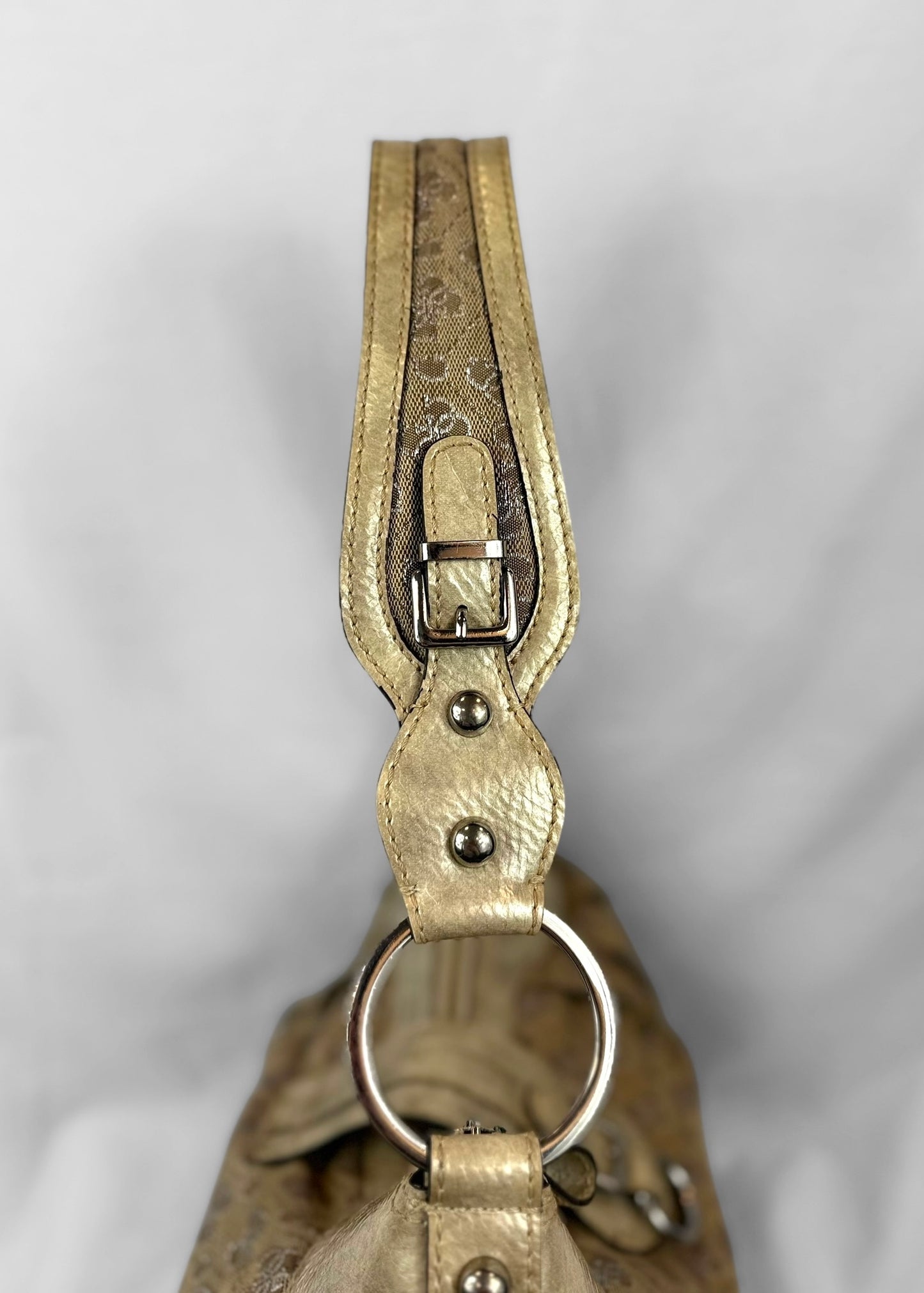Vintage Guess Bag in Cream Gold