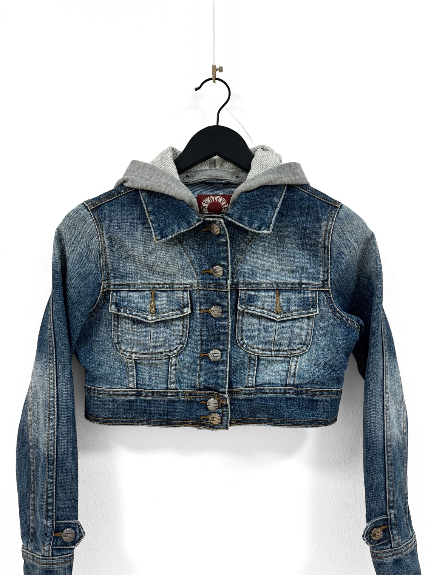 Cropped Denim Jacket S