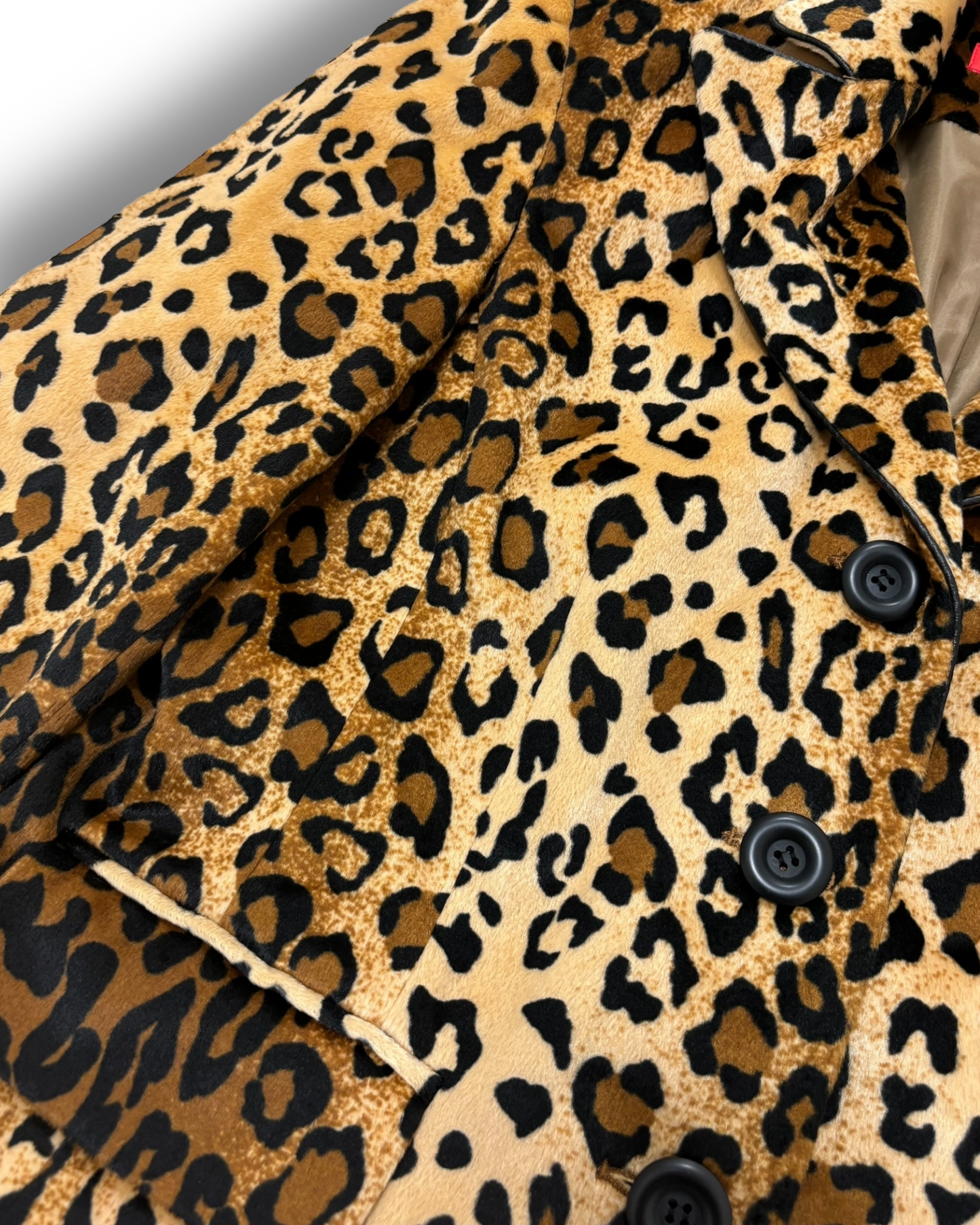 Vintage Luxe Leopard Blazer am
