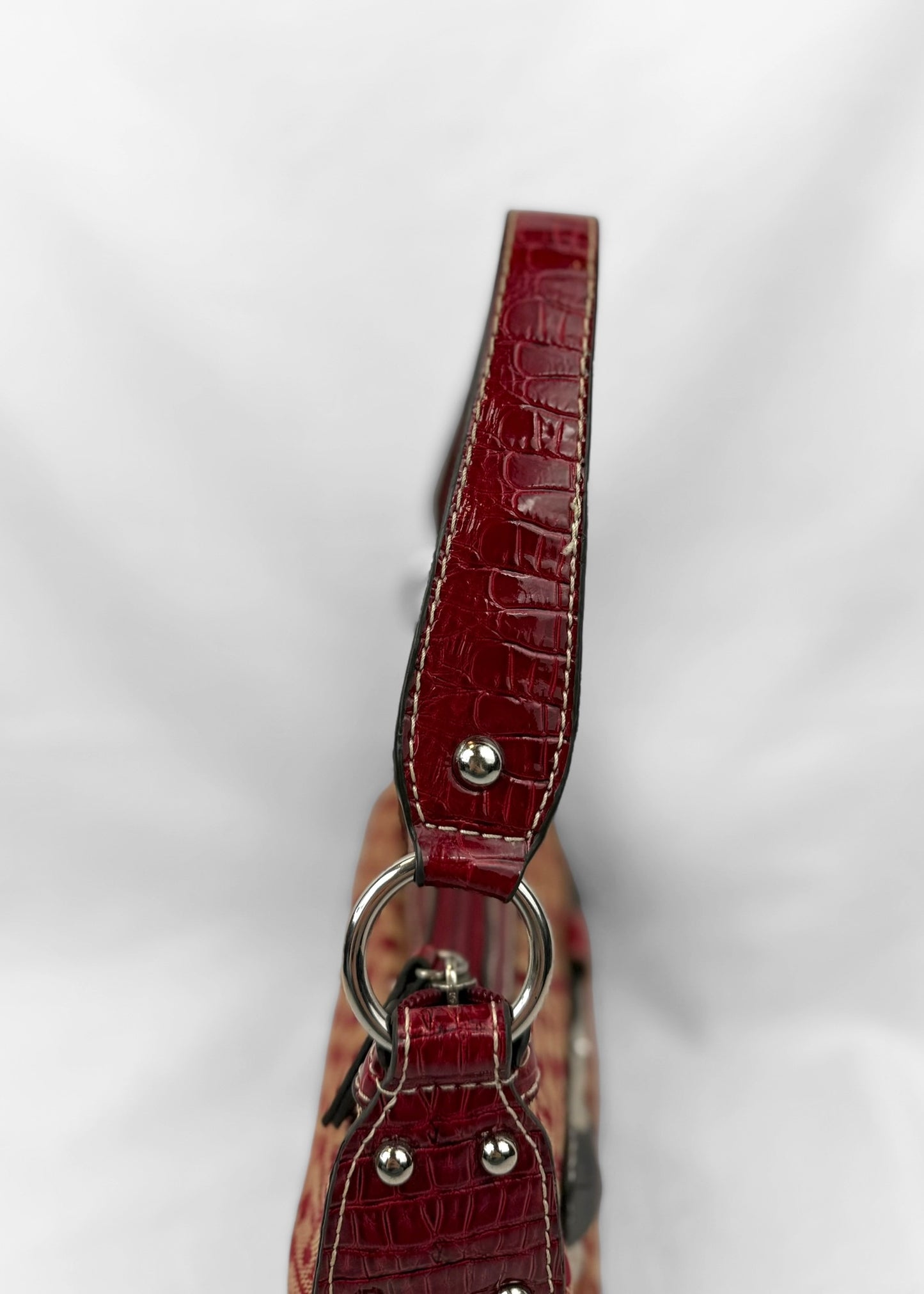 Vintage Guess Bag in Red Studded