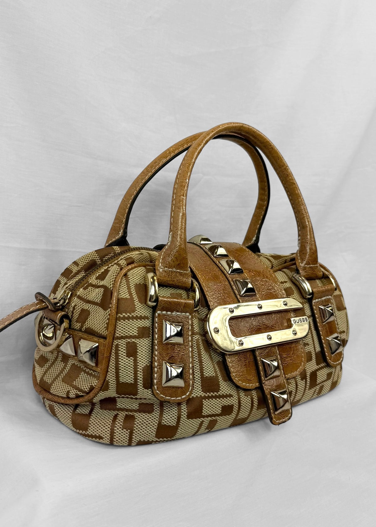 Rare Vintage 00´s Guess Bowling Bag in Brown