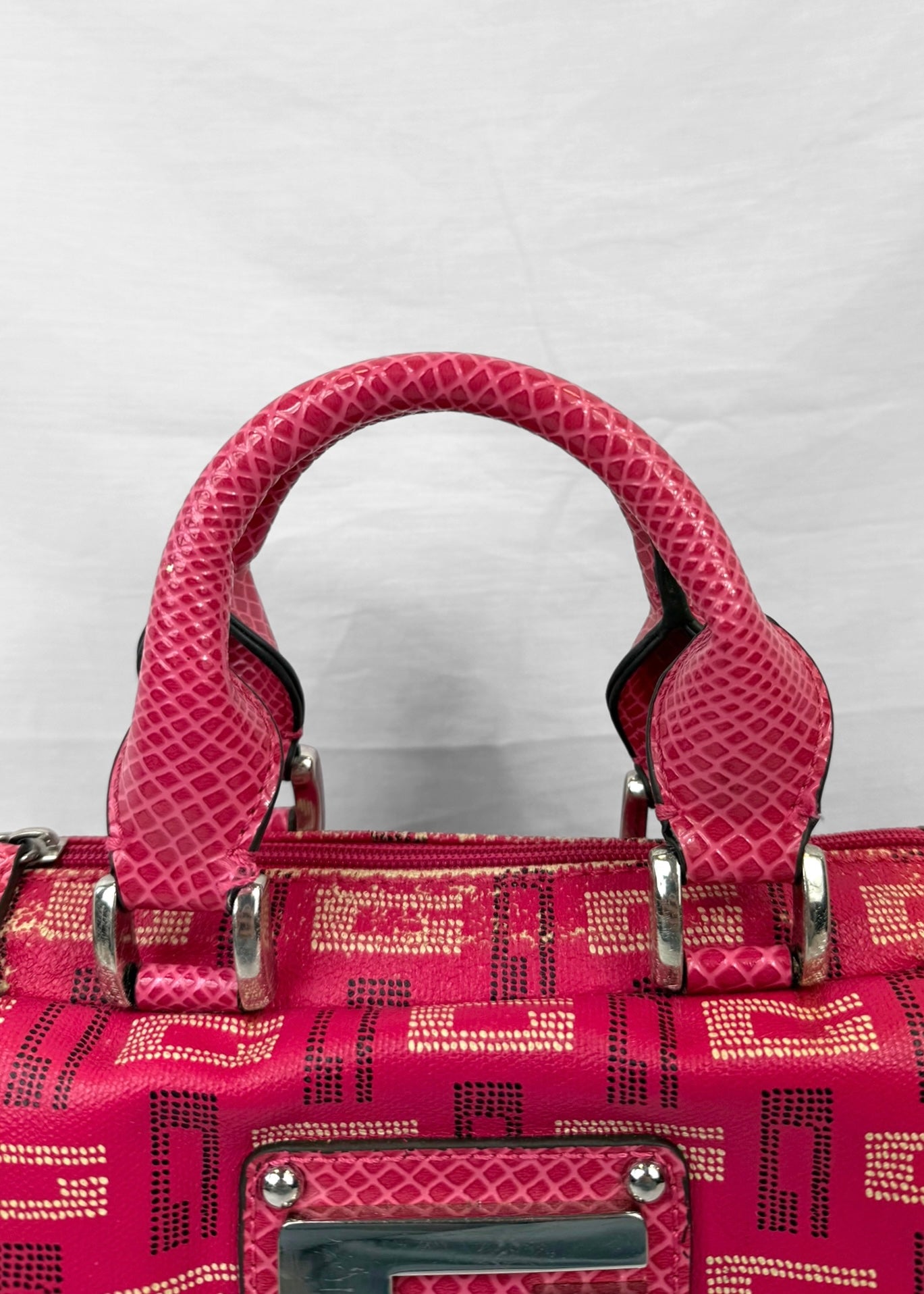 Guess Bag in Pink and Silver