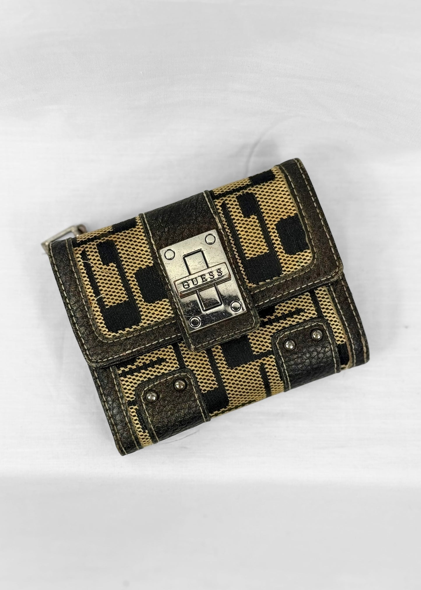Vintage Guess Monogram Wallet Small