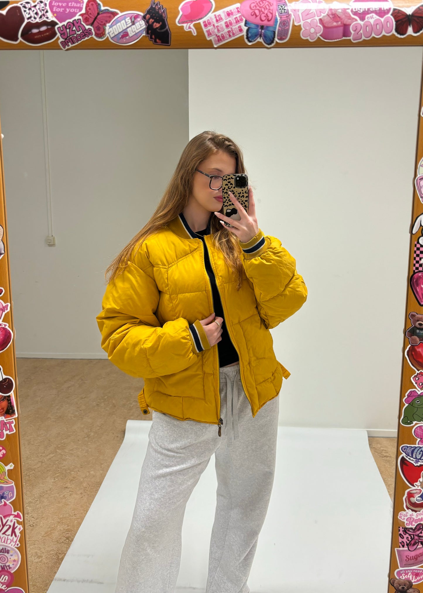 Vintage Replay Puffer Jacket L