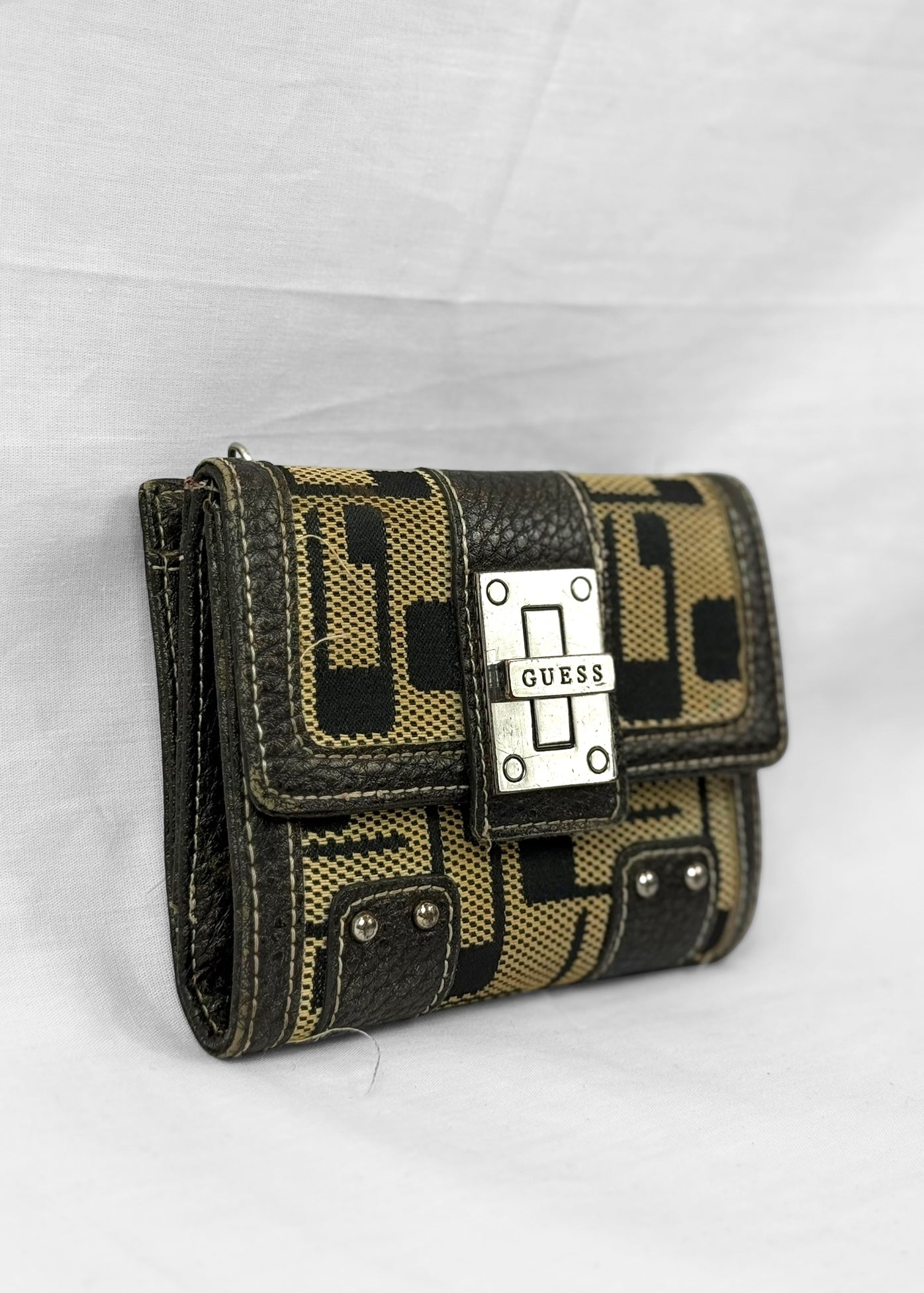 Vintage Guess Monogram Wallet Small