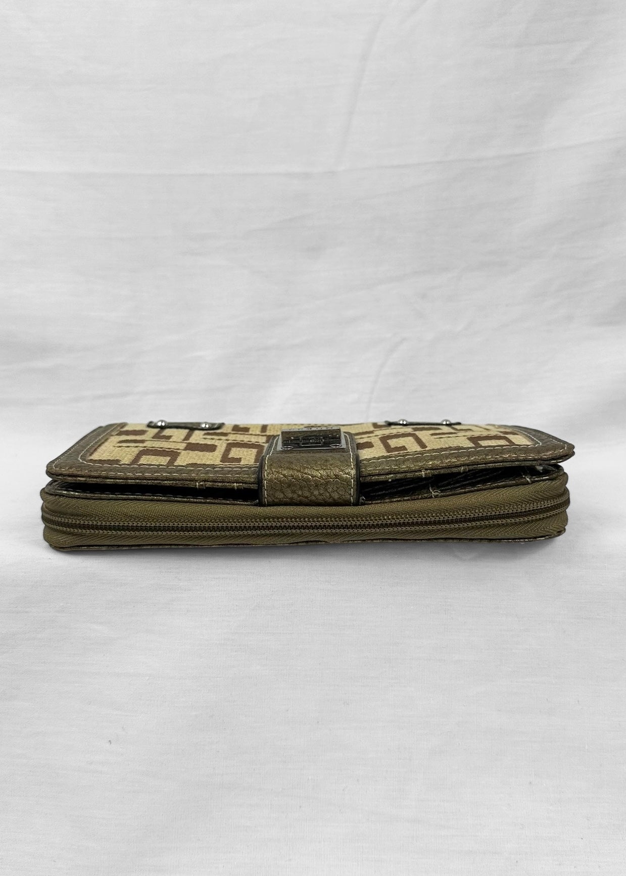Vintage Guess Wallet in Brown monogram with Box