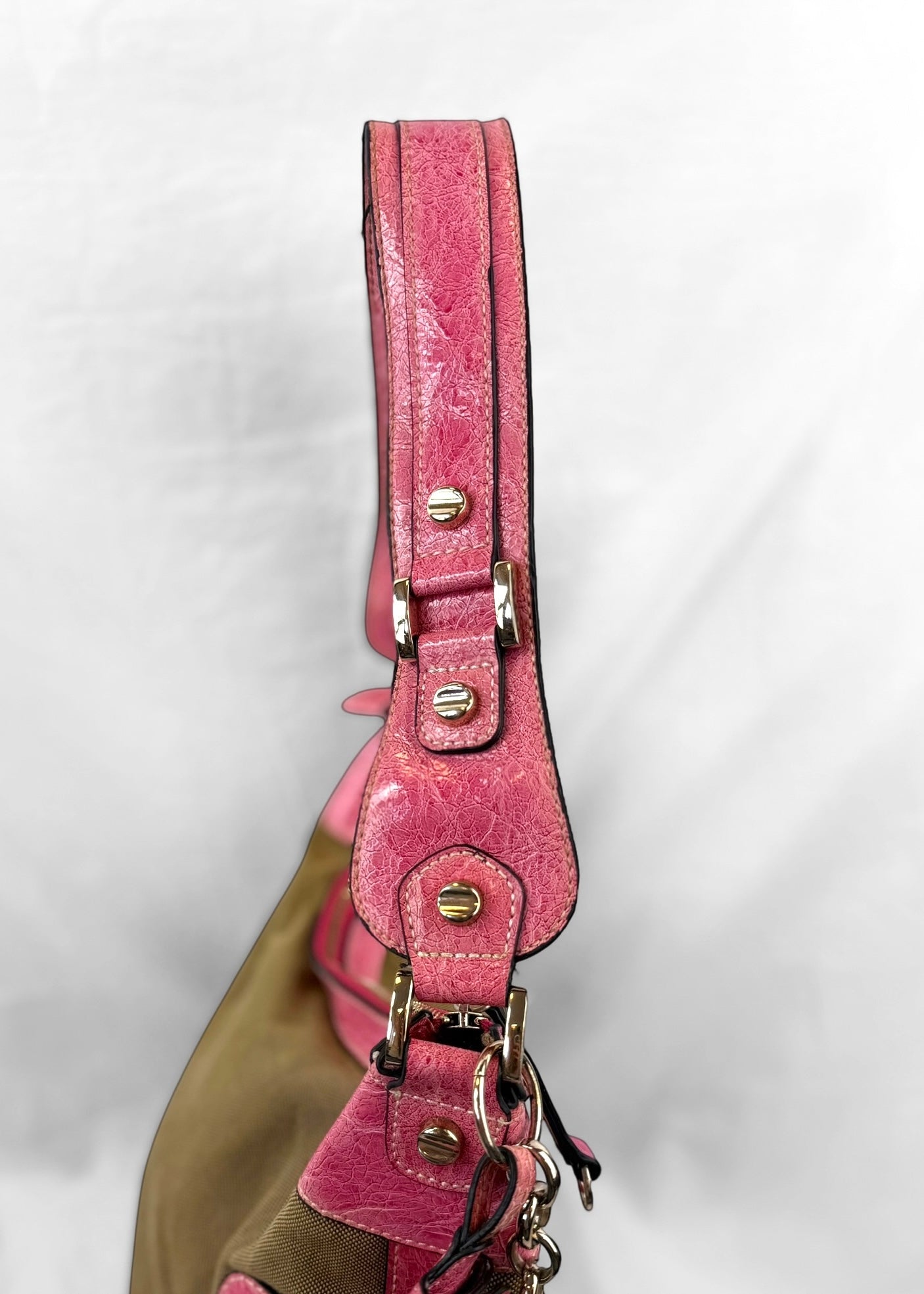 Vintage Guess Bag in Canvas Pink
