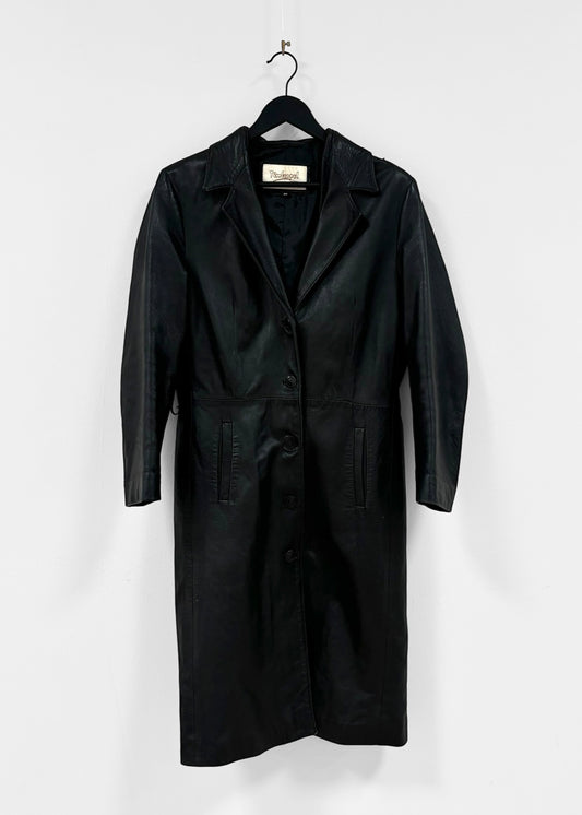 Vintage Leather Coat L