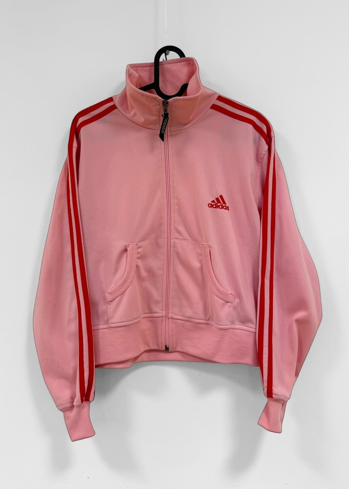 Vintage Adidas Track Jacket – Pink (M)