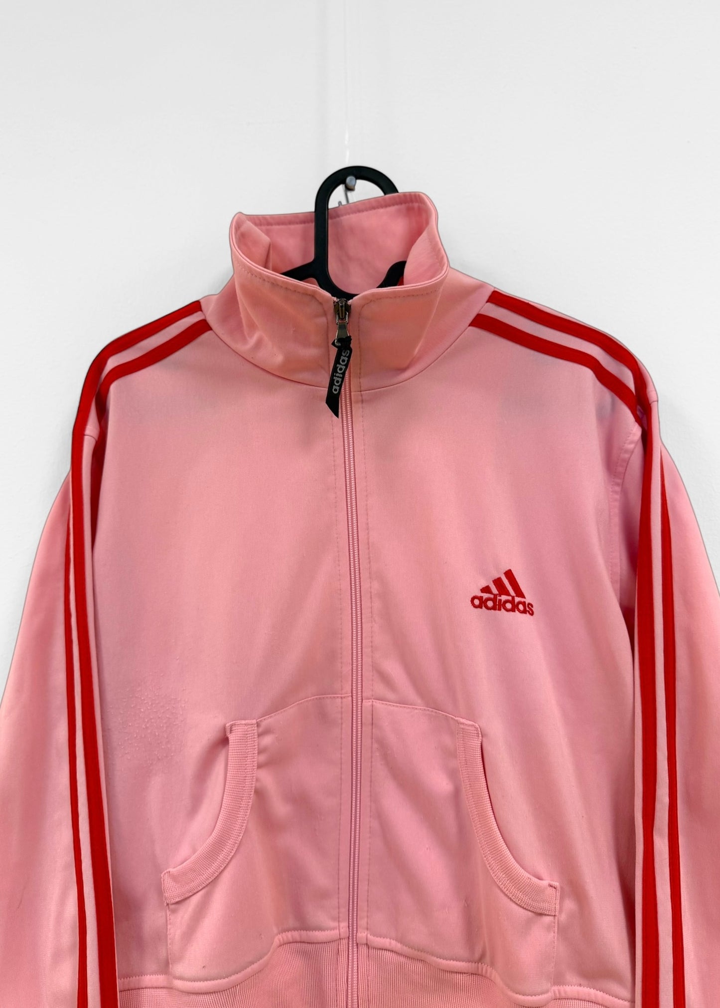 Vintage Adidas Track Jacket – Pink (M)
