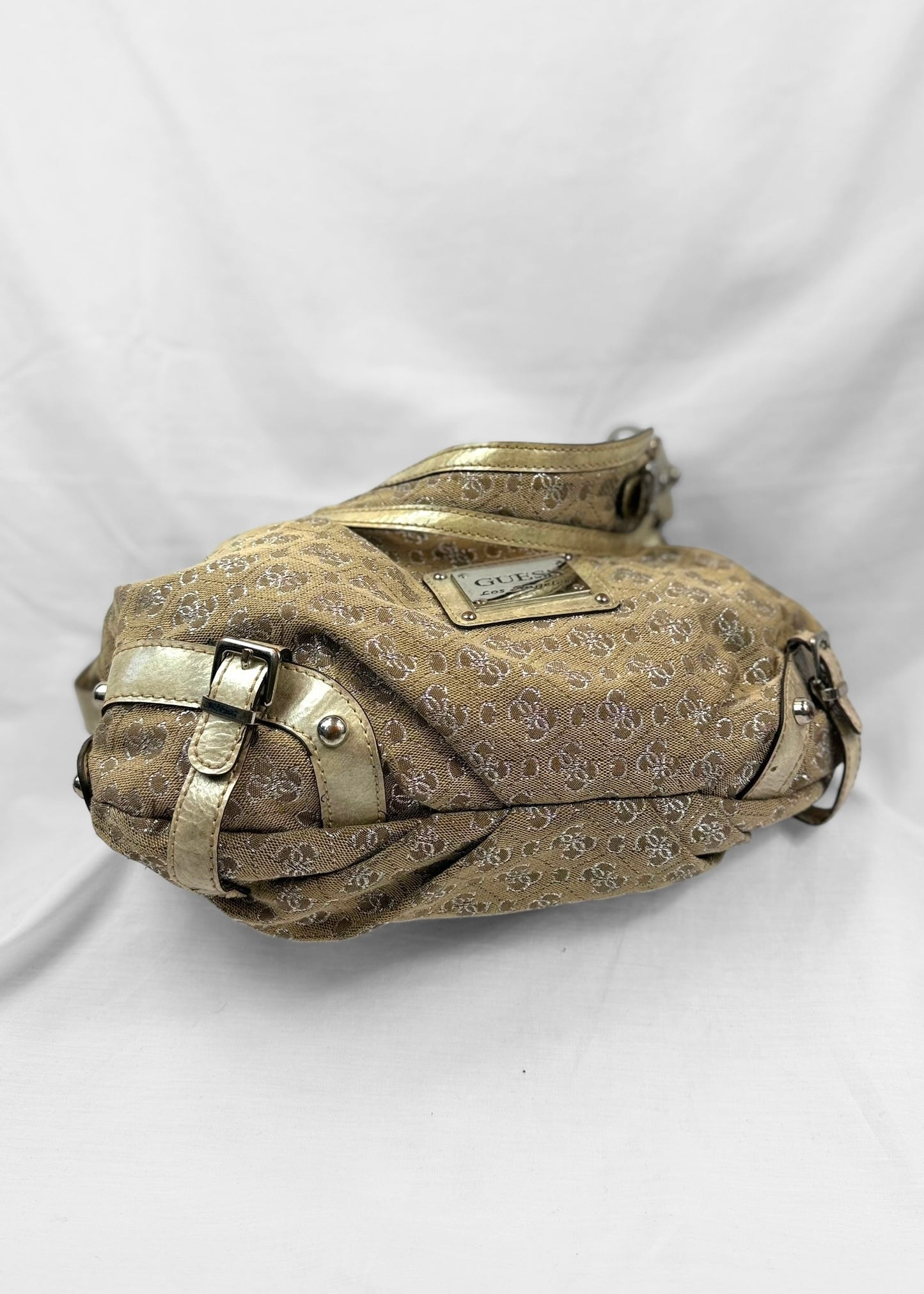 Vintage Guess Bag in Cream Gold