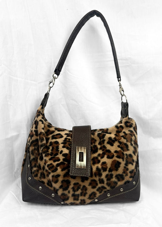 Fluffy Leopard Bag