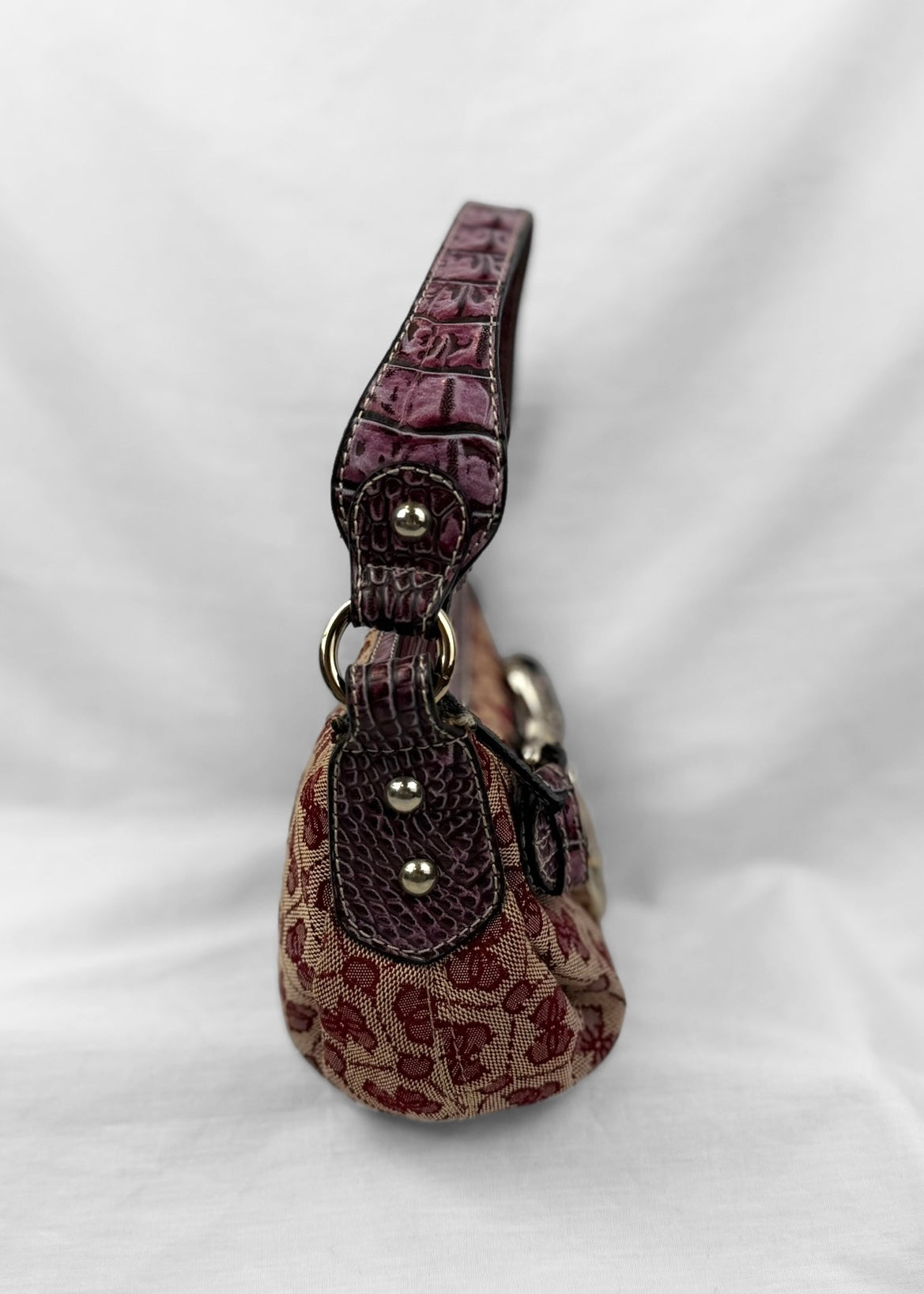 Vintage Rare Guess Bag in Purple/Red with Buckle G