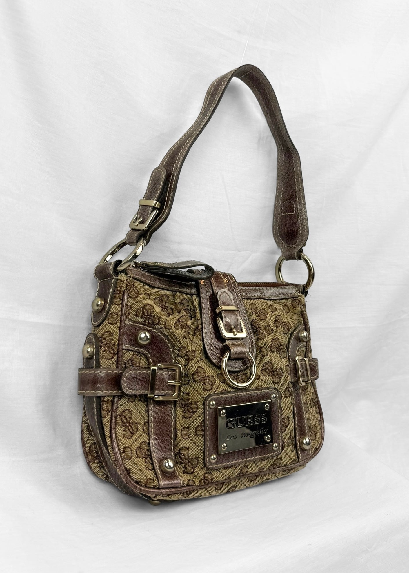 Vintage Guess Bag in Brown Monogram