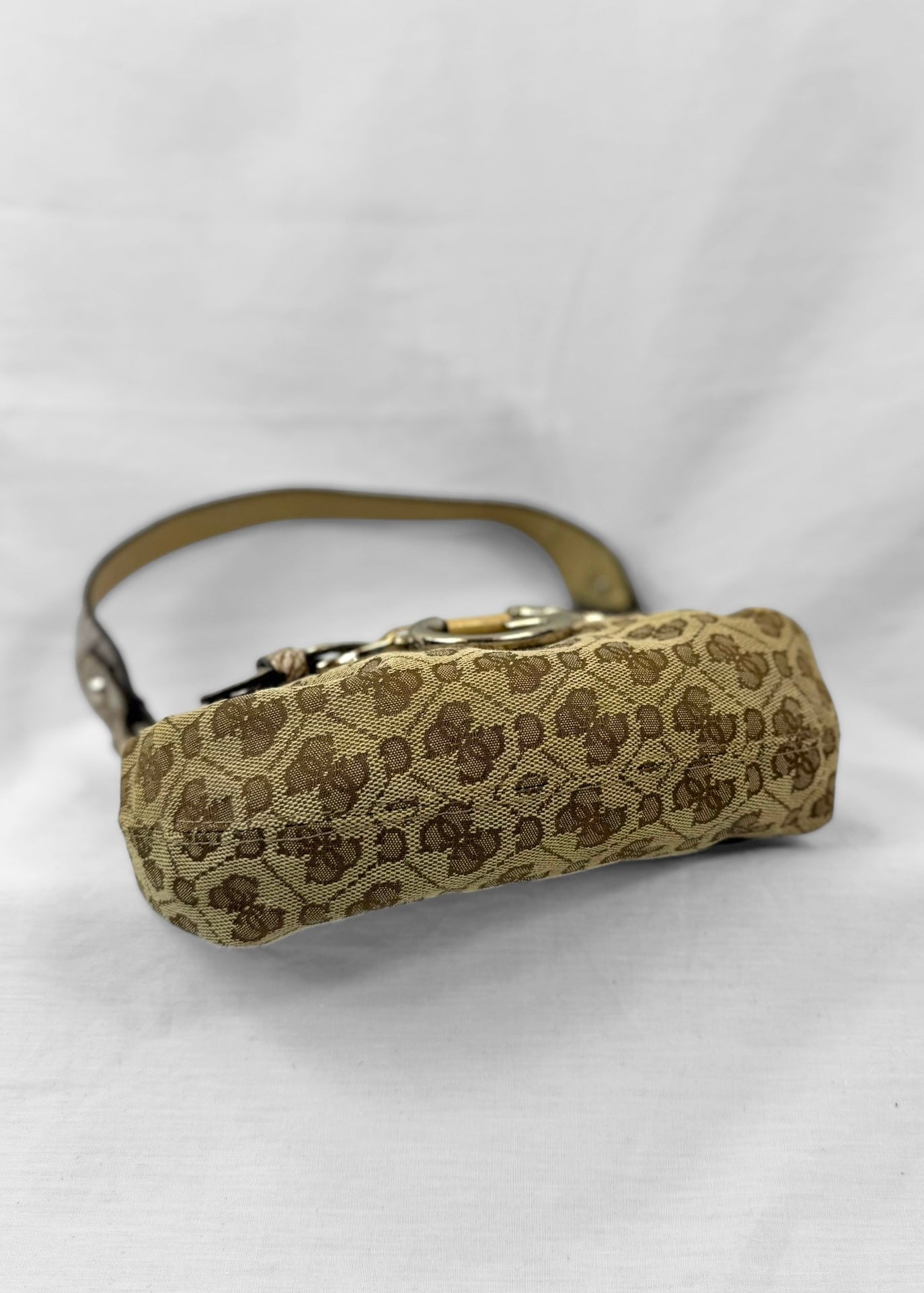 Vintage Guess Bag in Beige Croco