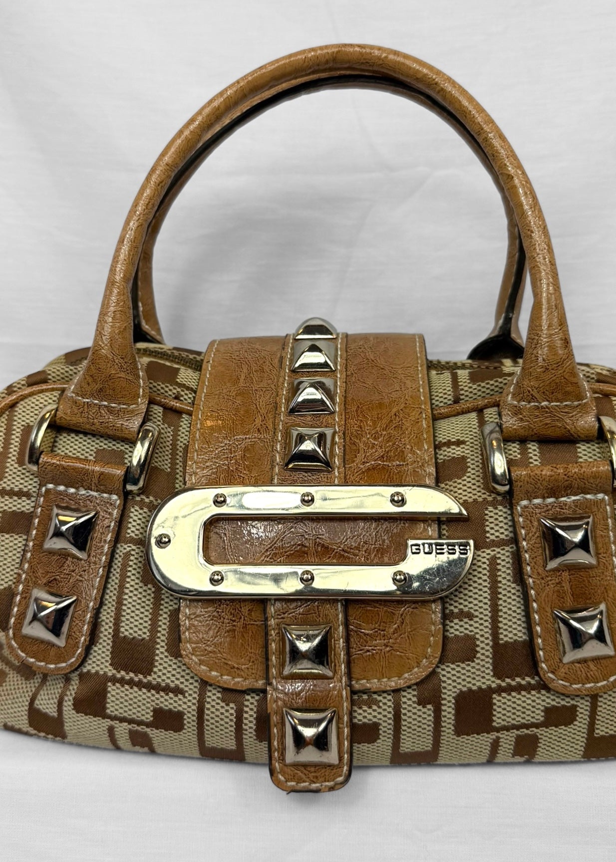 Rare Vintage 00´s Guess Bowling Bag in Brown