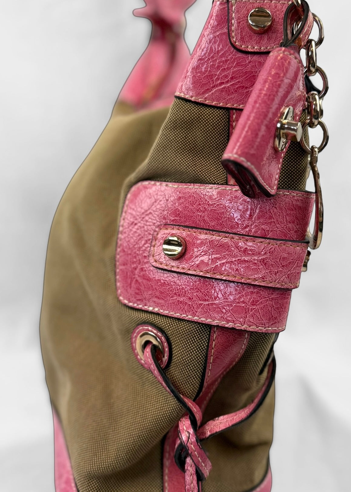 Vintage Guess Bag in Canvas Pink