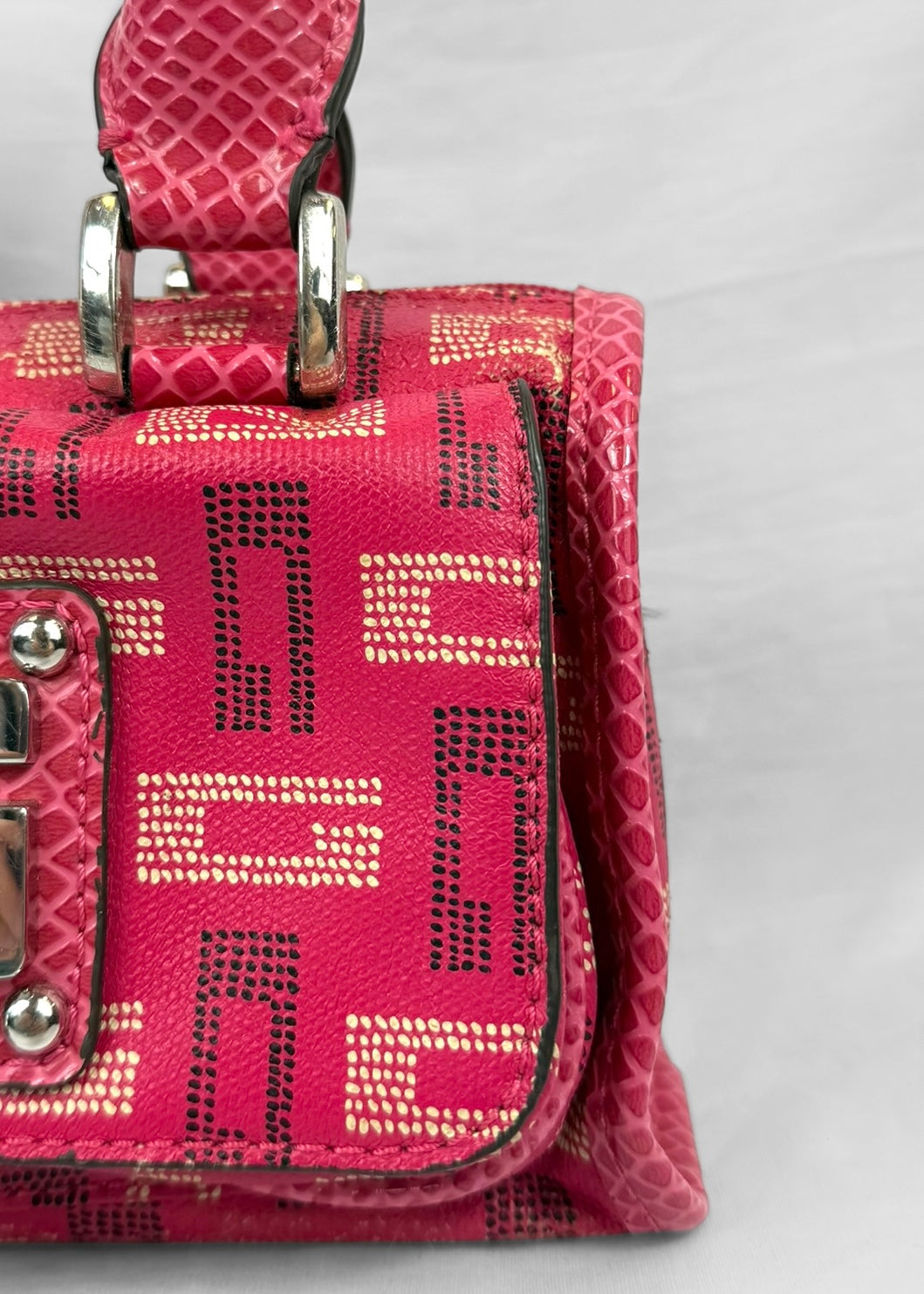 Guess Bag in Pink and Silver