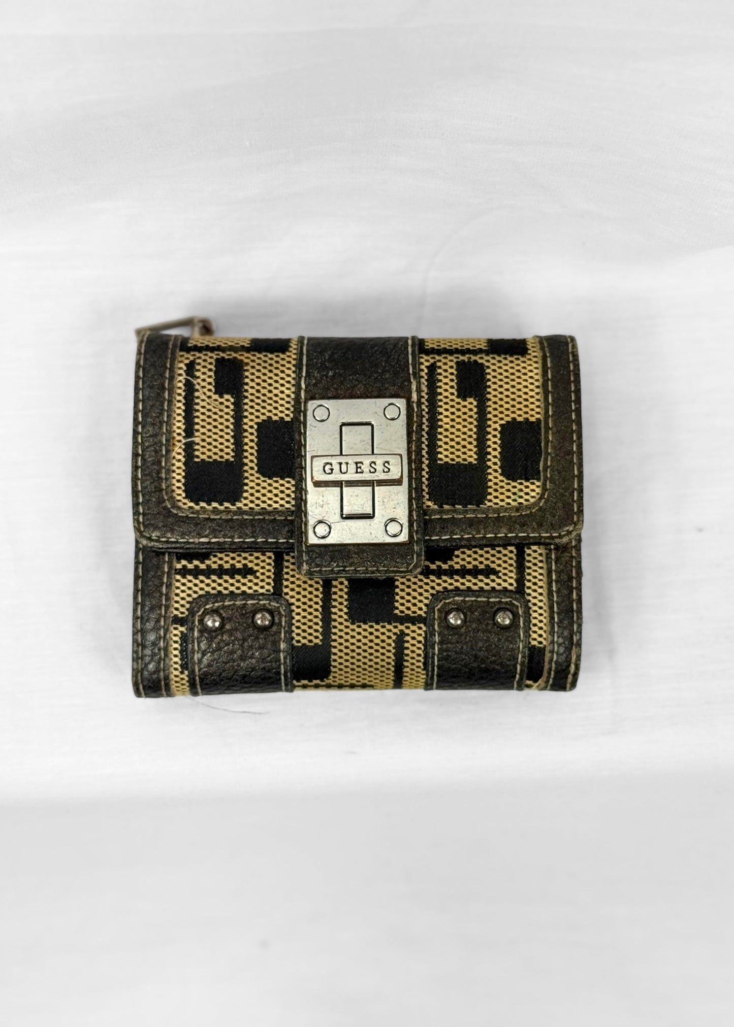 Vintage Guess Monogram Wallet Small