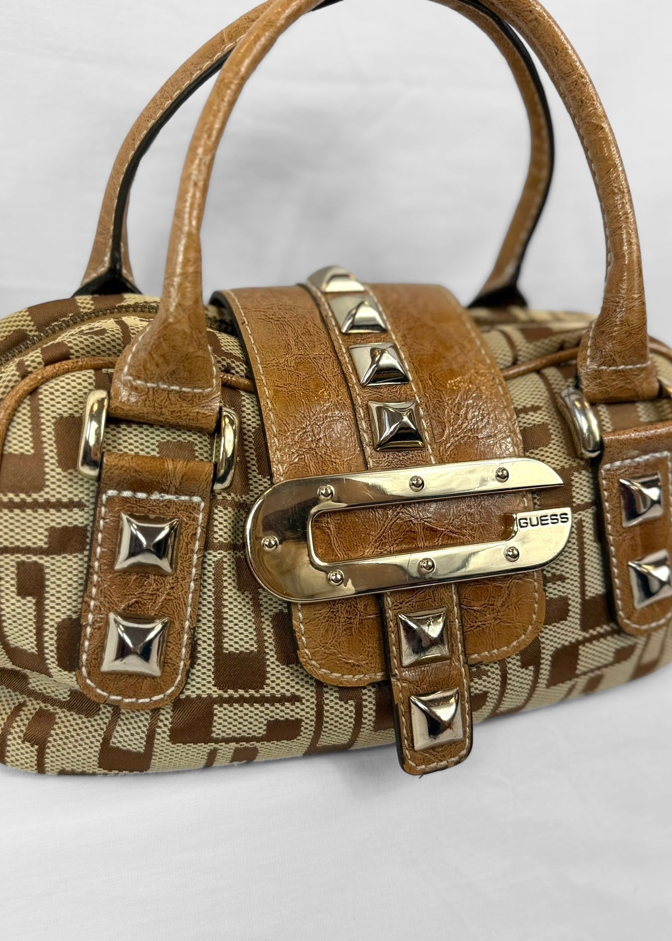 Rare Vintage 00´s Guess Bowling Bag in Brown