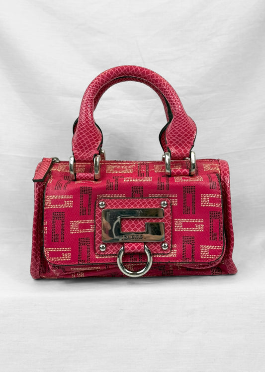Guess Bag in Pink and Silver