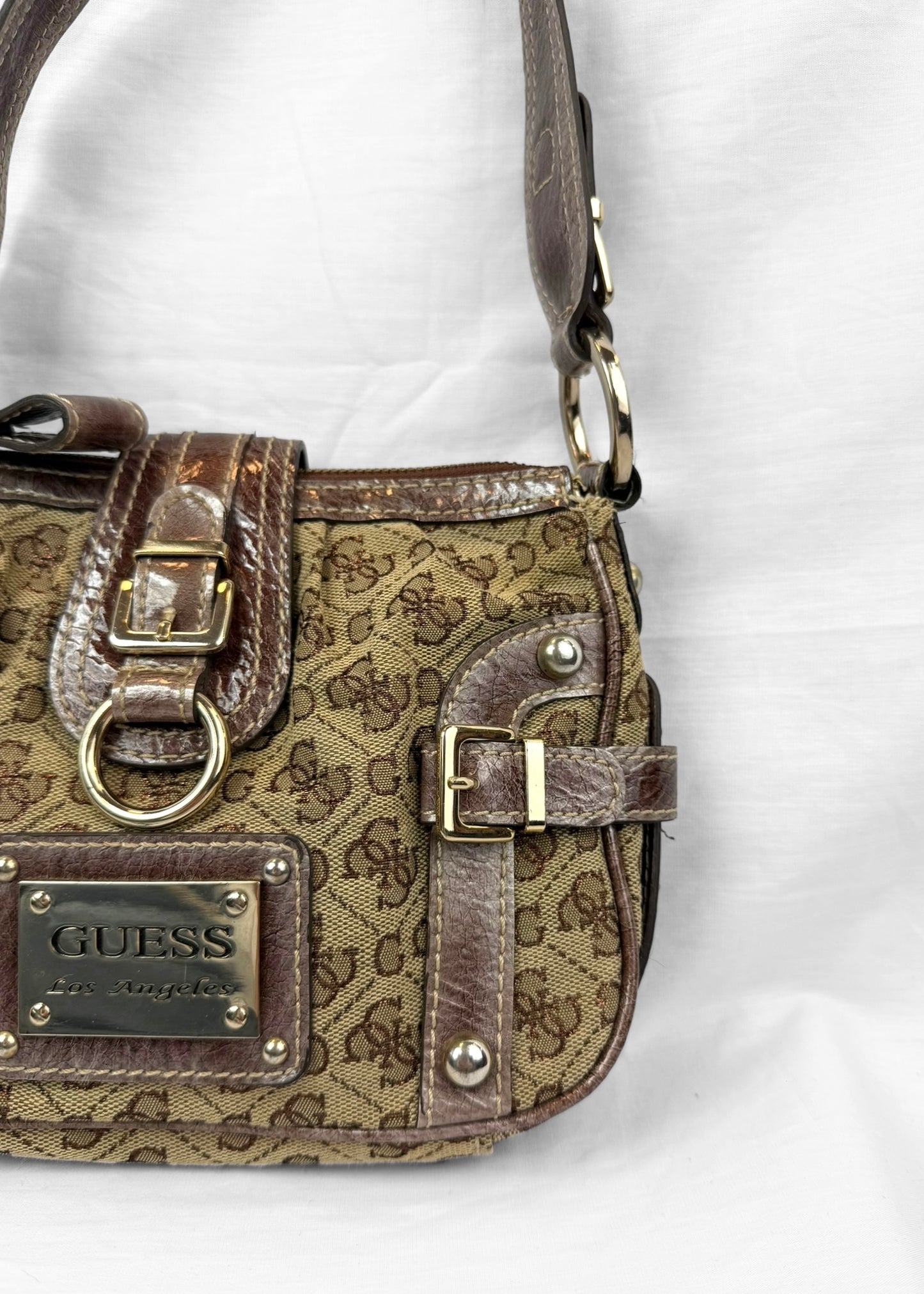 Vintage Guess Bag in Brown Monogram