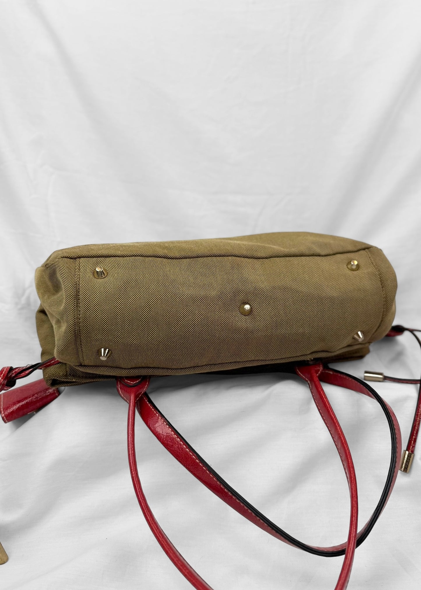 Vintage Guess Bag in Canvas Red