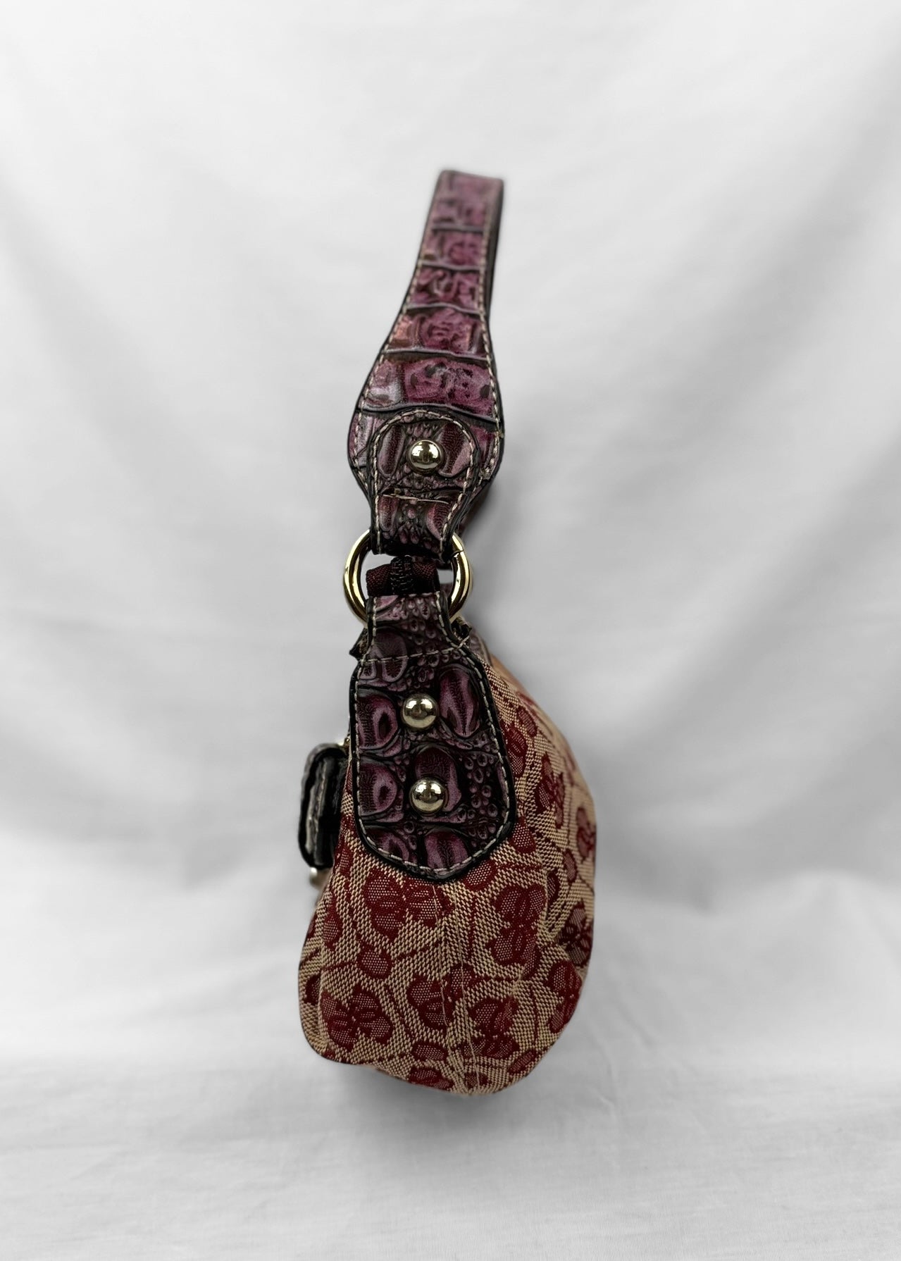 Vintage Rare Guess Bag in Purple/Red with Buckle G