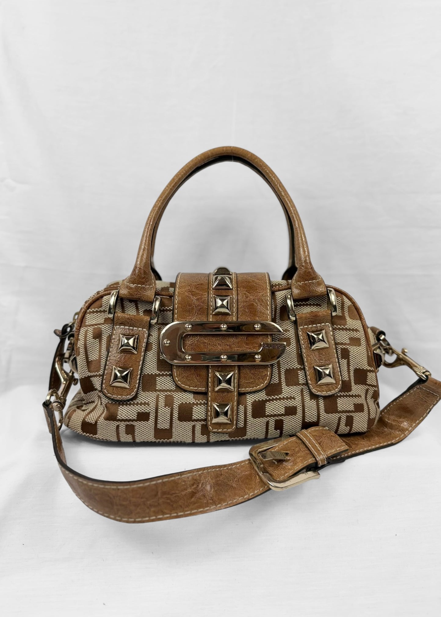 Rare Vintage 00´s Guess Bowling Bag in Brown