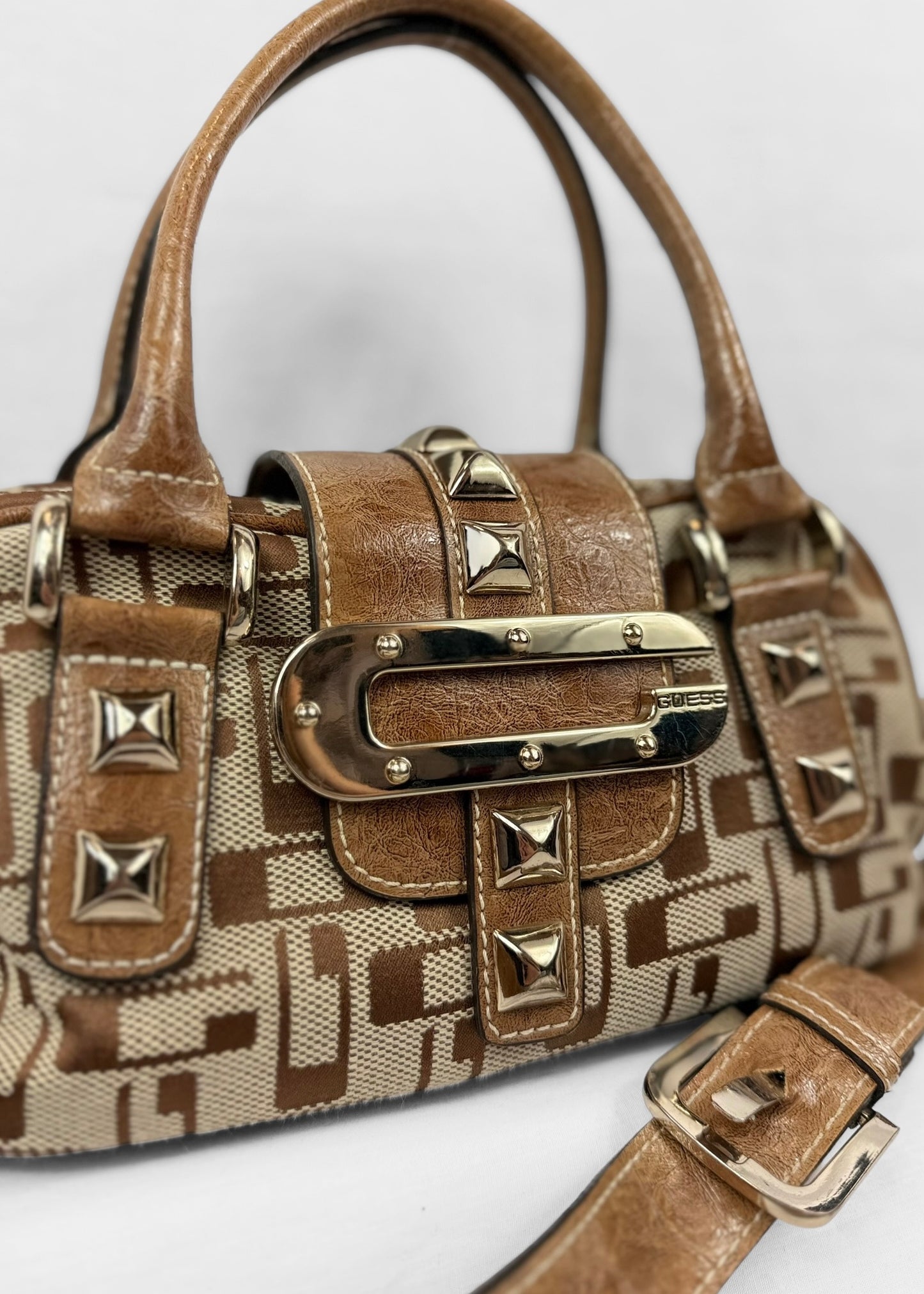 Rare Vintage 00´s Guess Bowling Bag in Brown