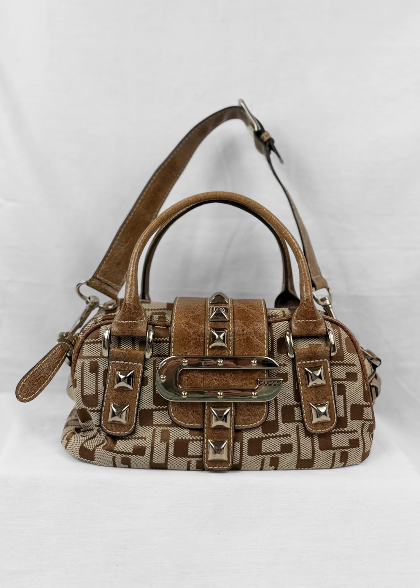 Rare Vintage 00´s Guess Bowling Bag in Brown