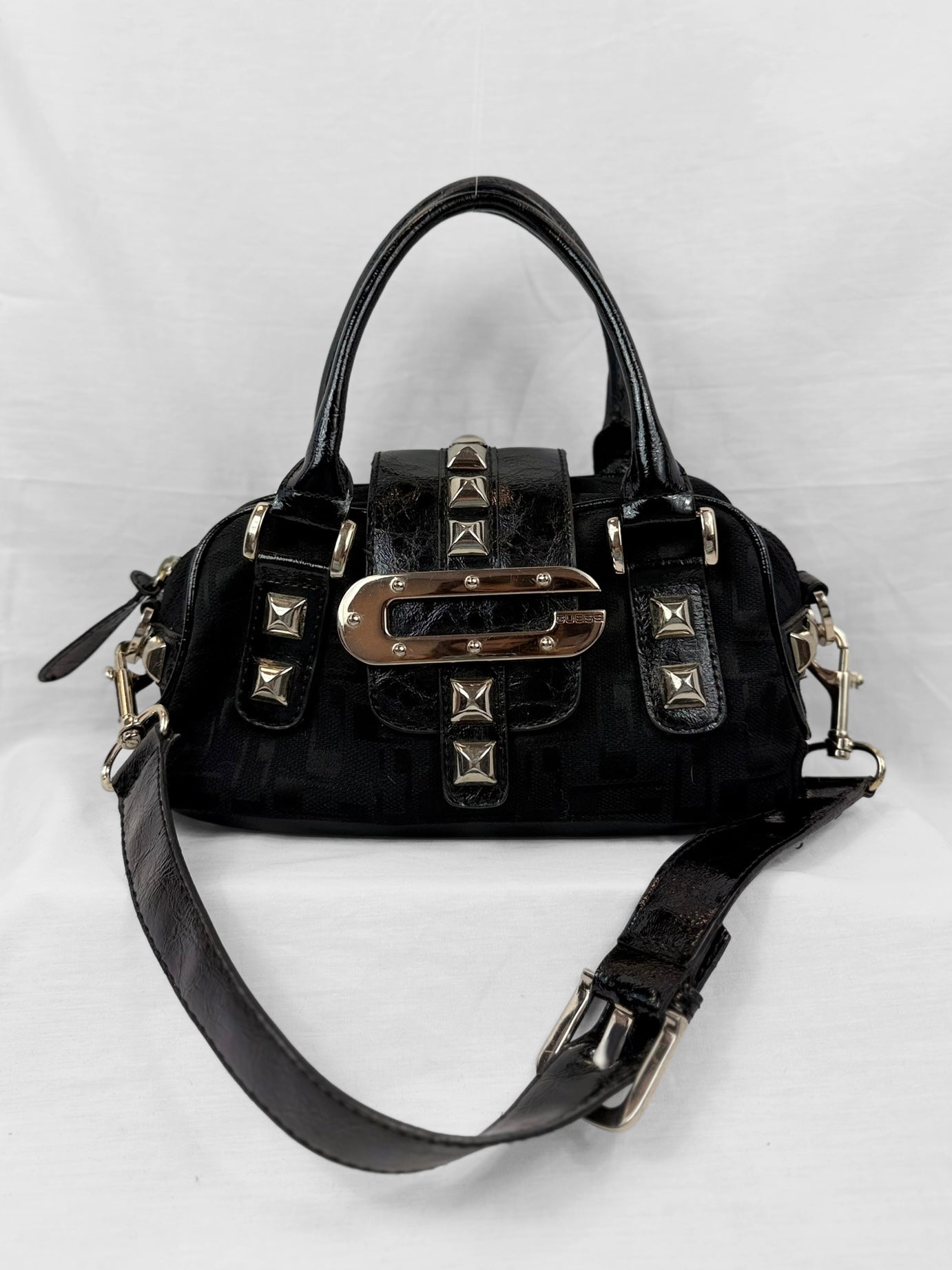 Rare Vintage 00´s Guess Bowling Bag in Black
