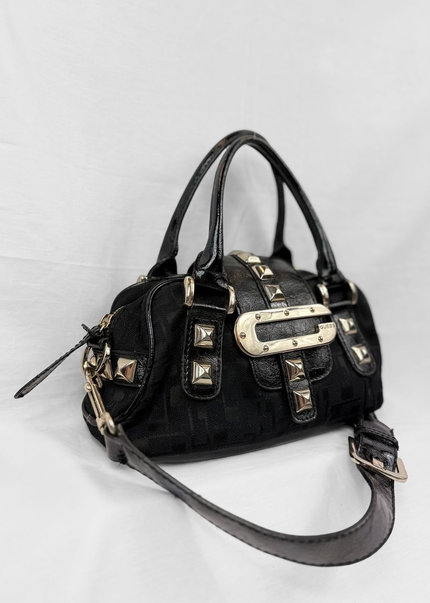 Rare Vintage 00´s Guess Bowling Bag in Black