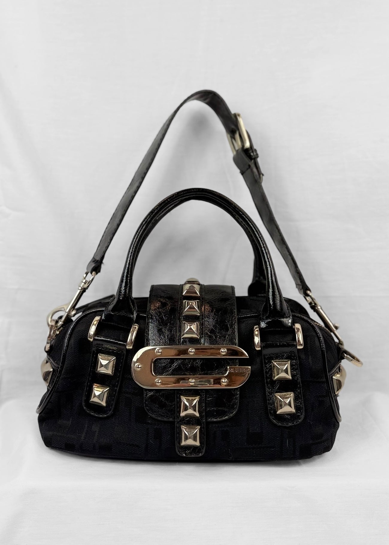 Rare Vintage 00´s Guess Bowling Bag in Black